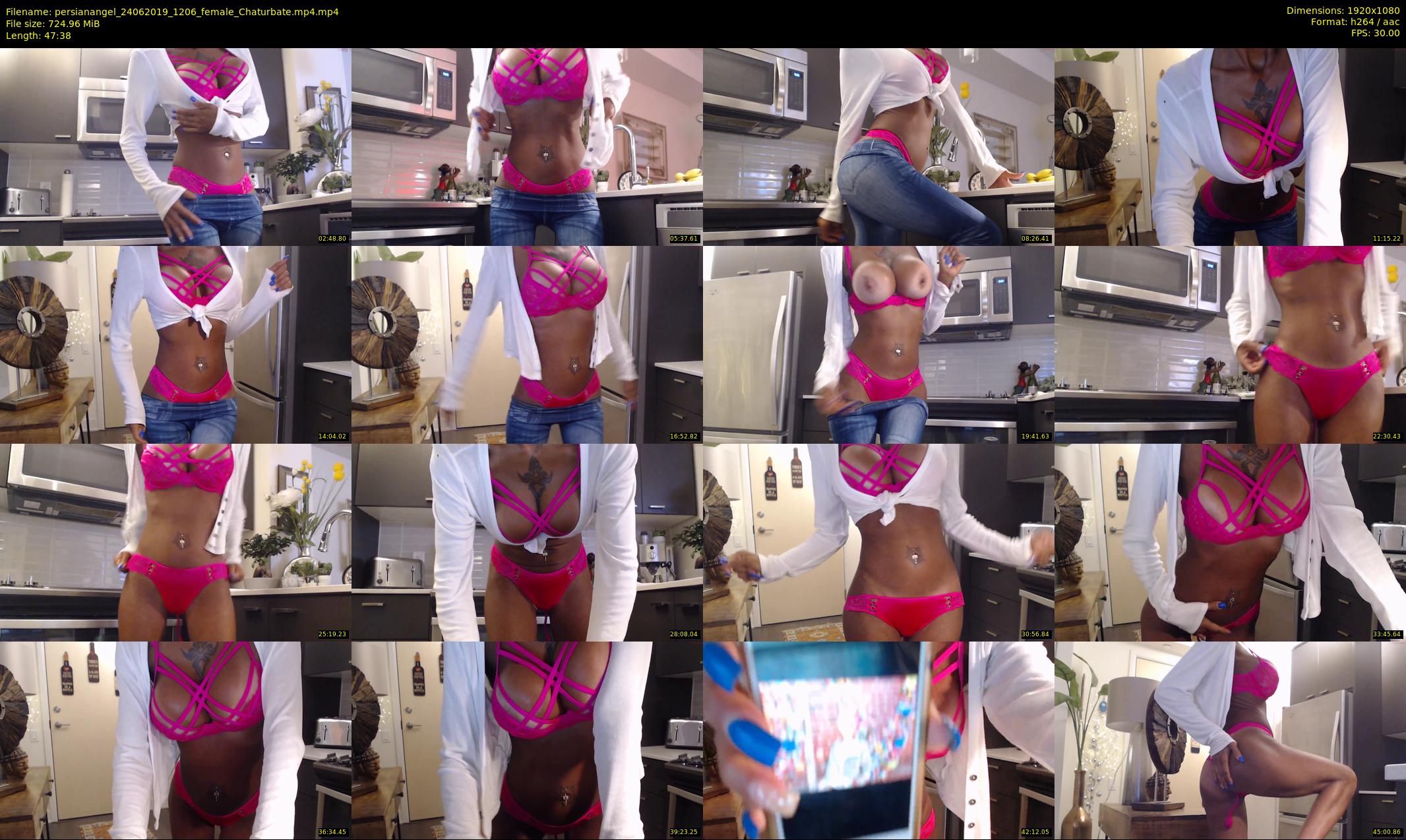 persianangel — 48 minute Chaturbate female cam show recording, 1080p, Jun 24, 2019