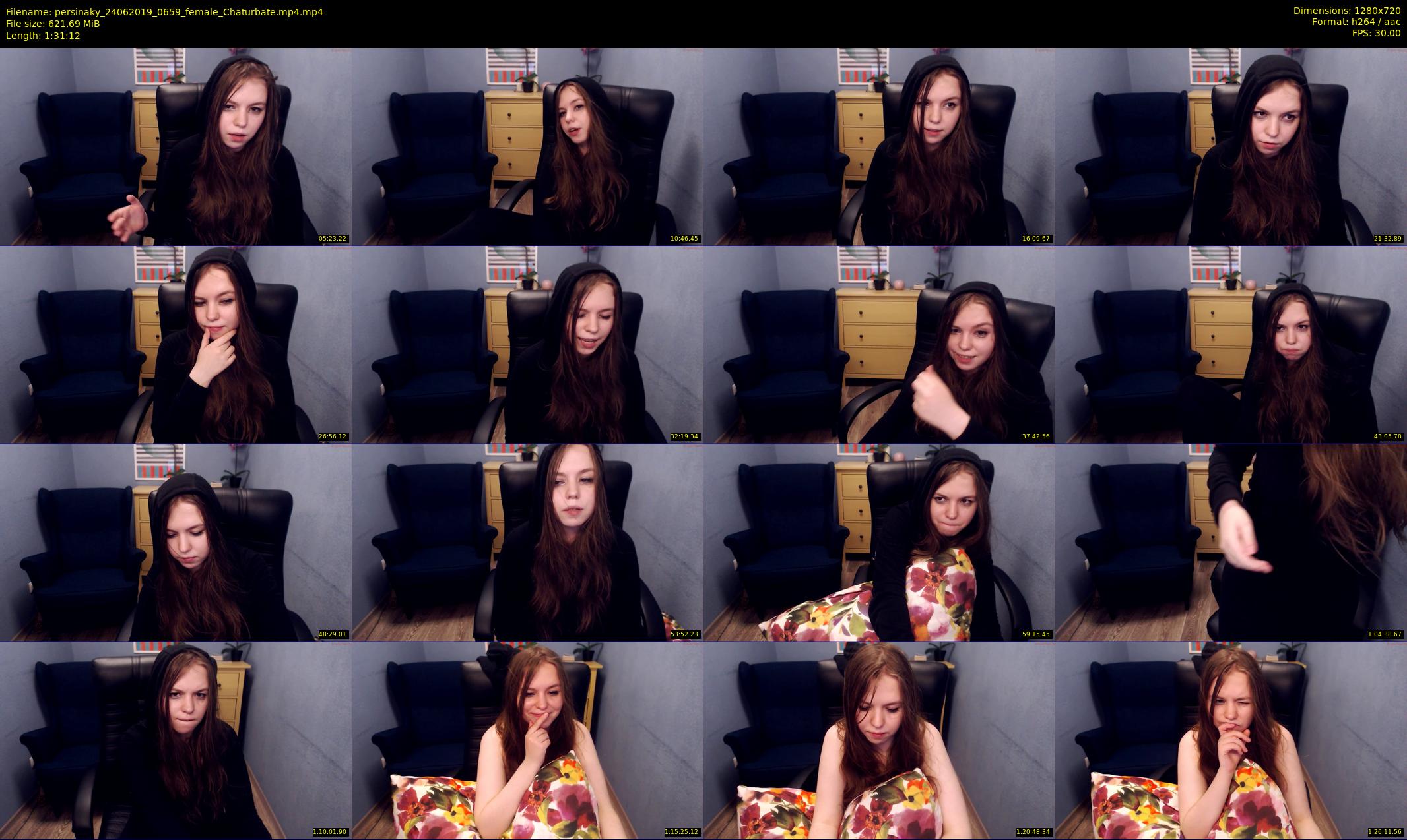 persinaky — 92 minute Chaturbate female cam show recording, 720p, Jun 24, 2019