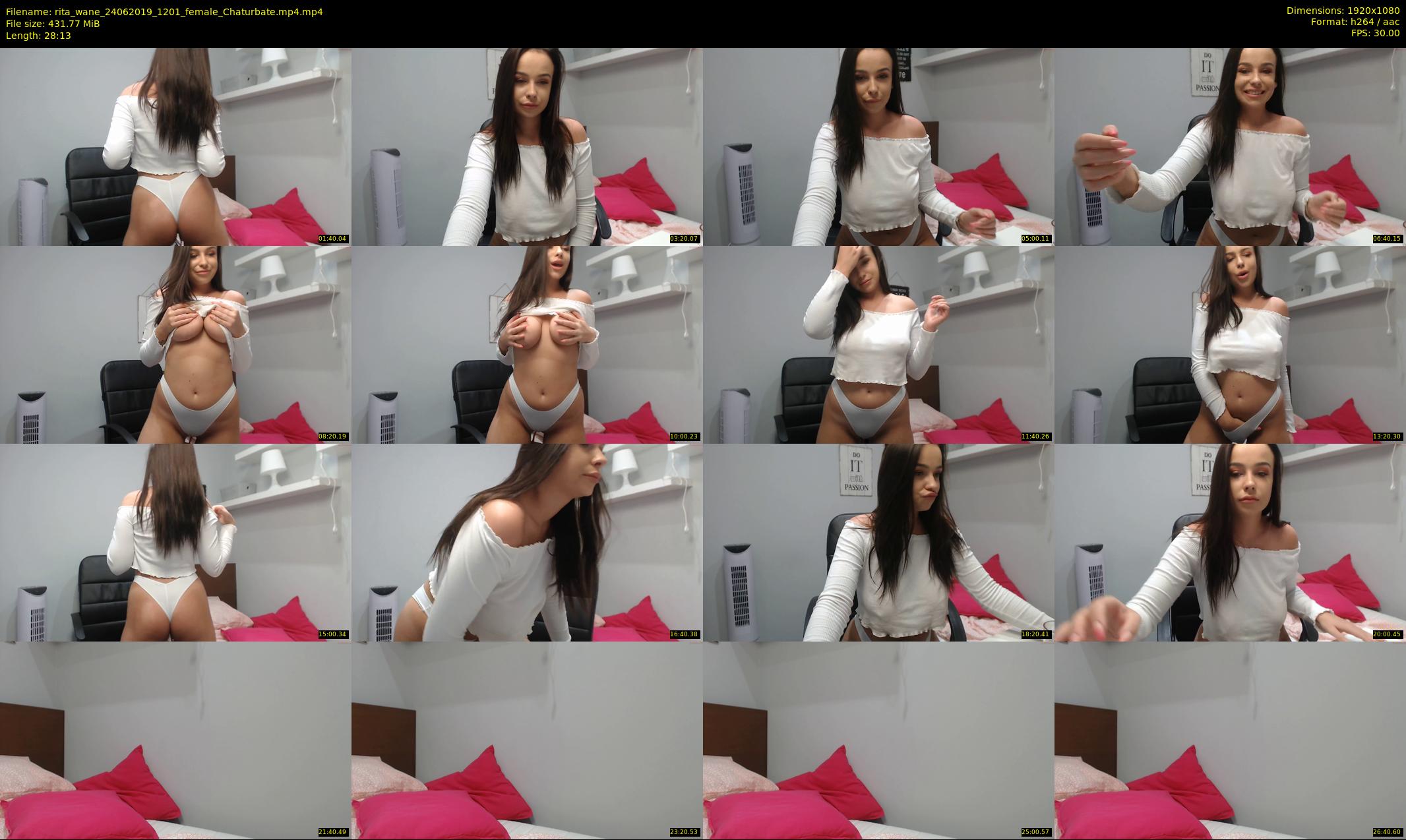 rita_wane — 29 minute Chaturbate female cam show recording, 1080p, Jun 24, 2019