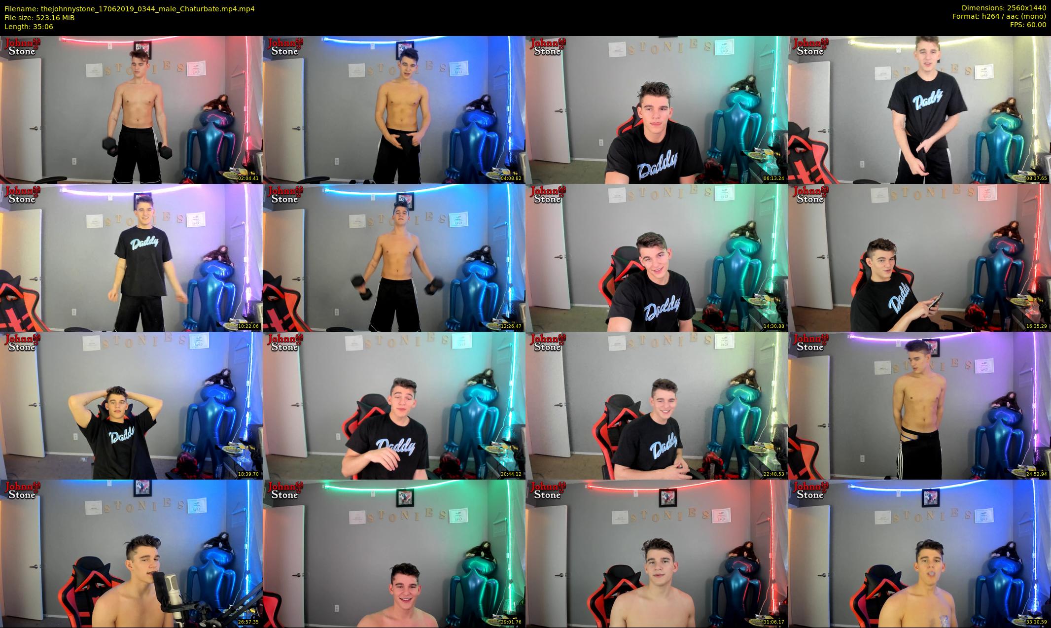 thejohnnystone — 36 minute Chaturbate male cam show recording, 1080p, Jun 17, 2019