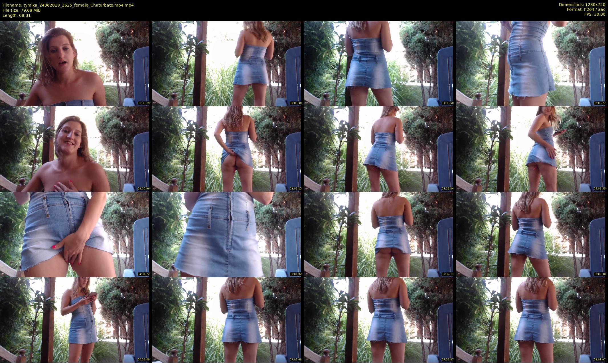 tymika — 9 minute Chaturbate female cam show recording, 720p, Jun 24, 2019