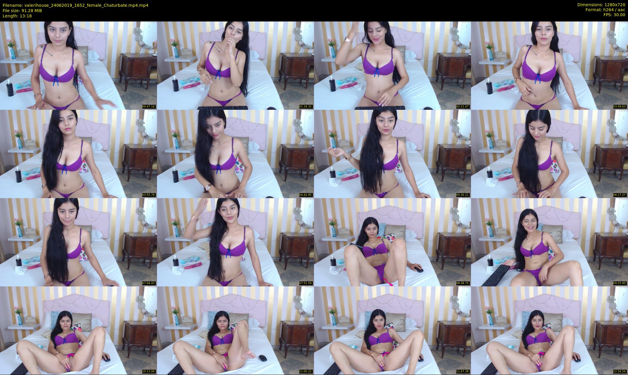 valerihouse — 14 minute Chaturbate female cam show recording, 720p, Jun 24, 2019