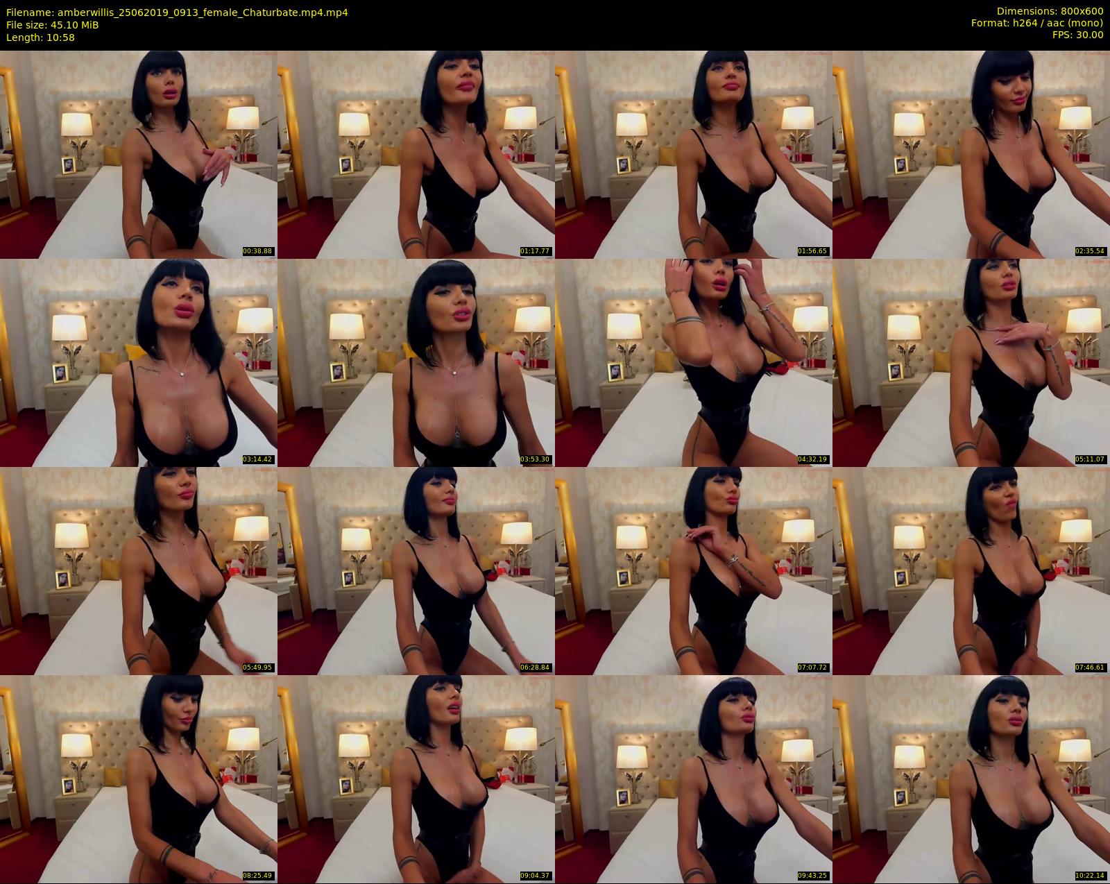 amberwillis — 11 minute Chaturbate female cam show recording, 480p, Jun 25, 2019