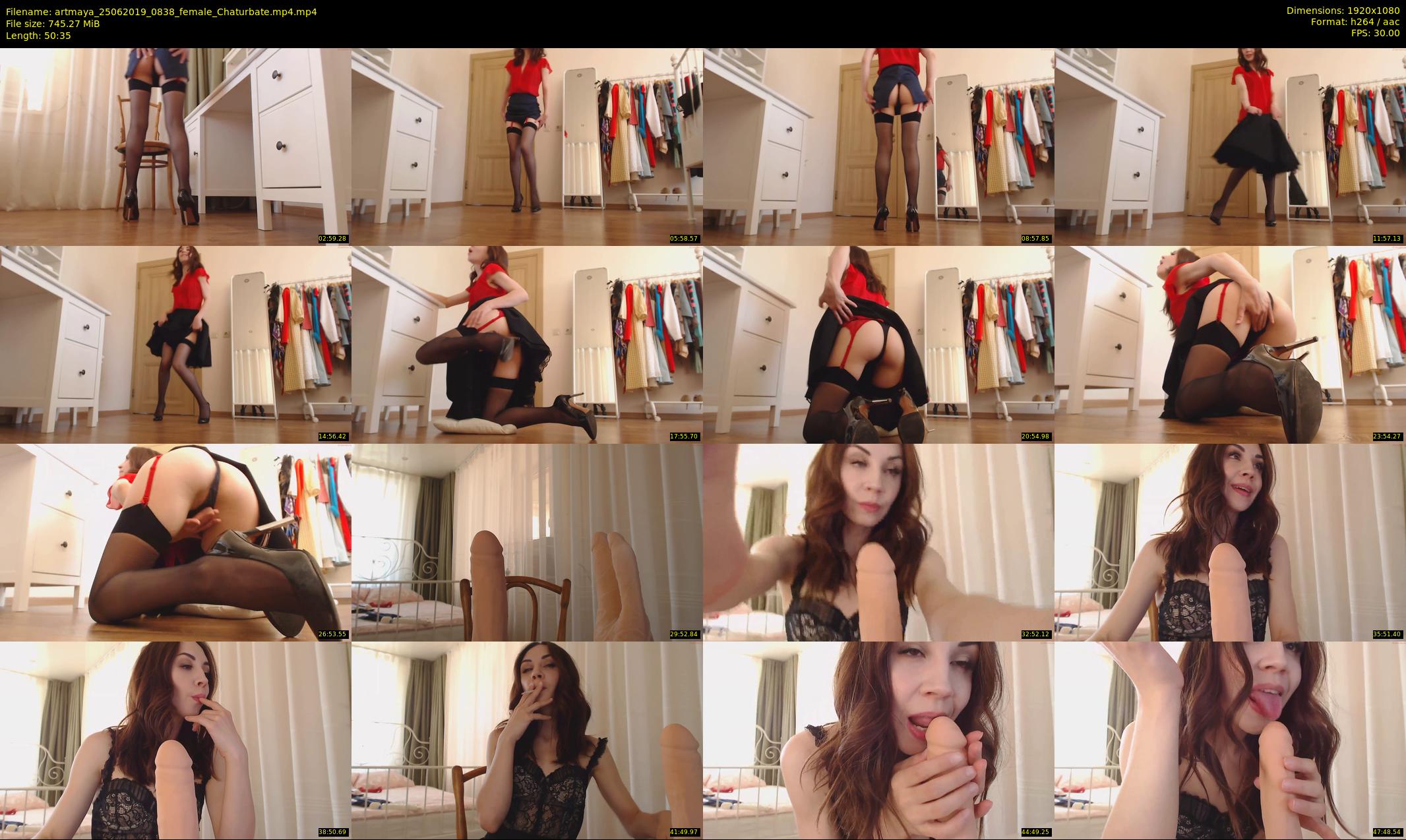 artmaya — 51 minute Chaturbate female cam show recording, 1080p, Jun 25, 2019