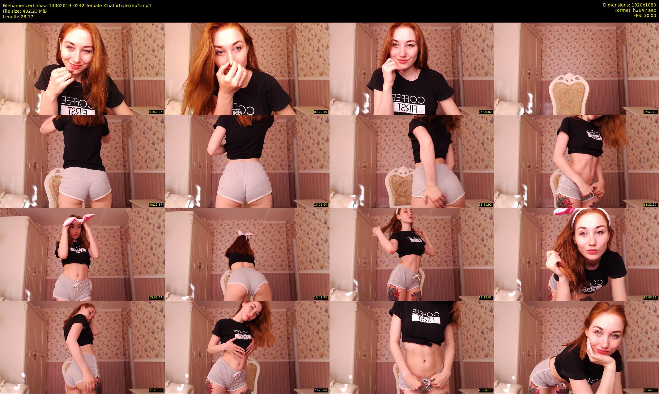 certinaaa — 29 minute Chaturbate female cam show recording, 1080p, Jun 14, 2019
