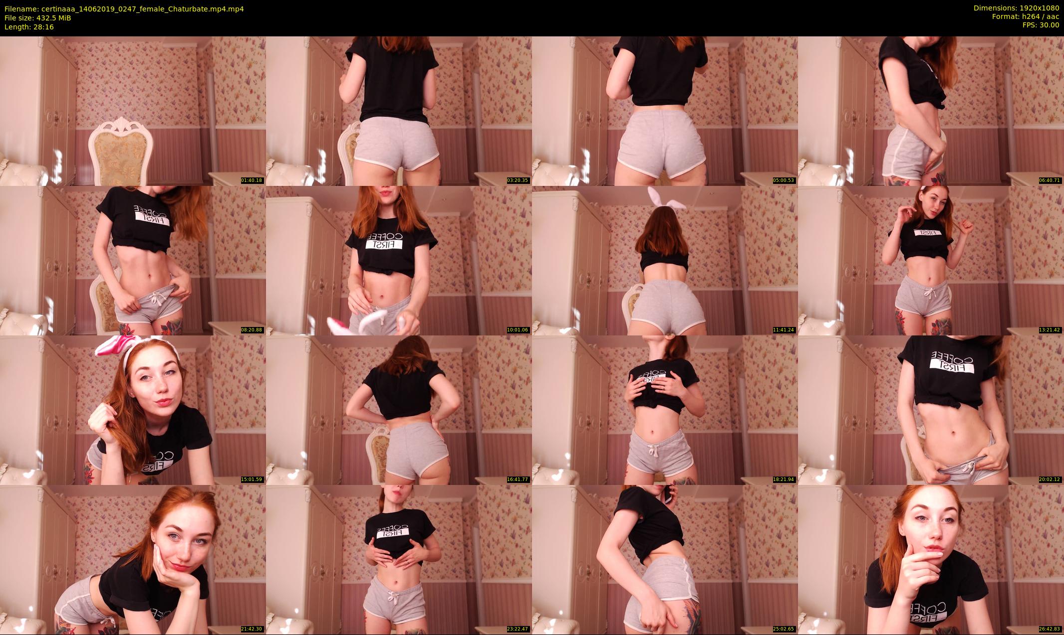 certinaaa — 29 minute Chaturbate female cam show recording, 1080p, Jun 14, 2019