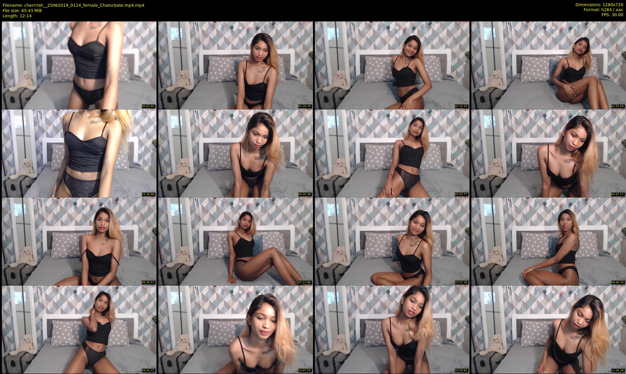 cherrrish_ — 13 minute Chaturbate female cam show recording, 720p, Jun 25, 2019