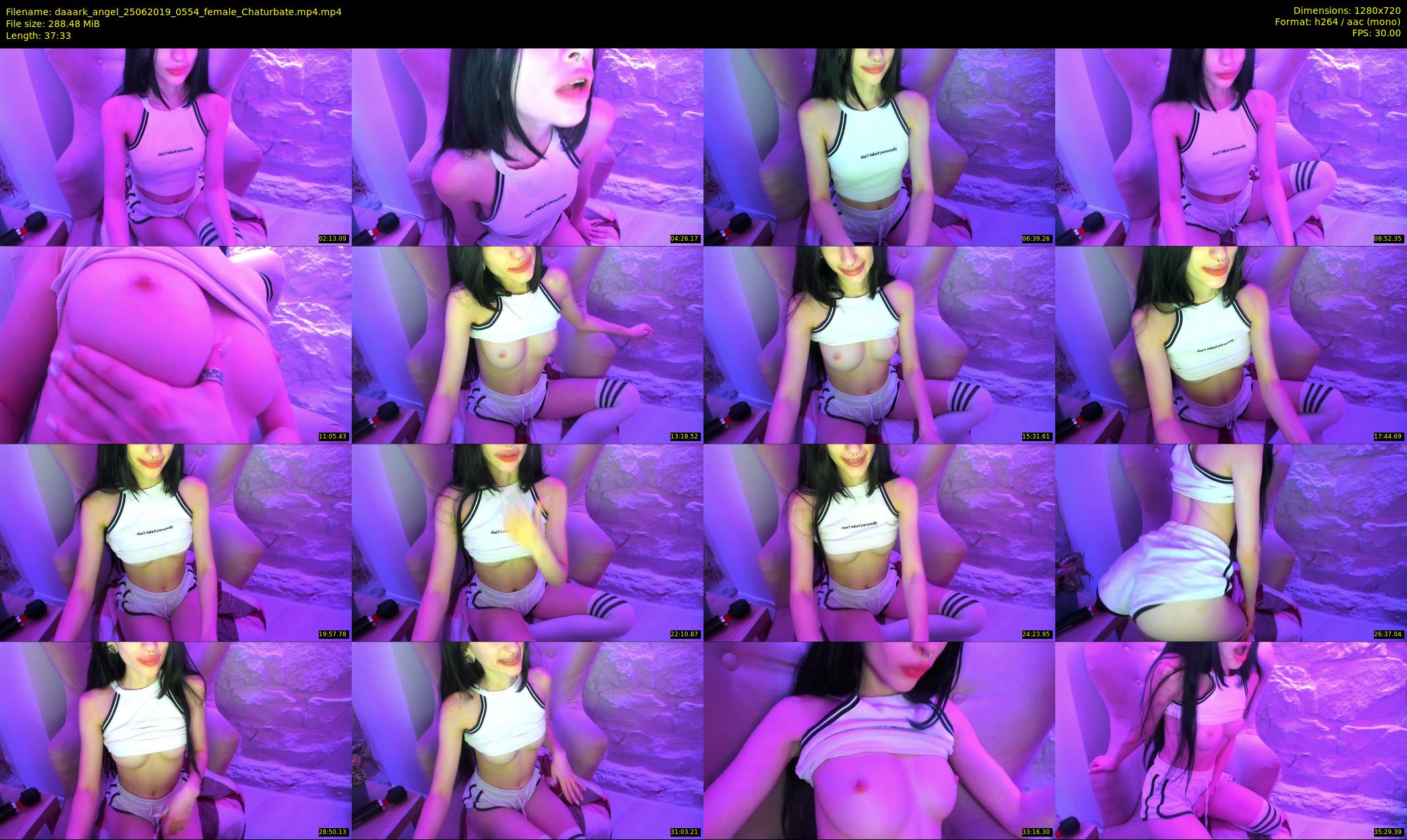 daaark_angel — 38 minute Chaturbate female cam show recording, 720p, Jun 25, 2019