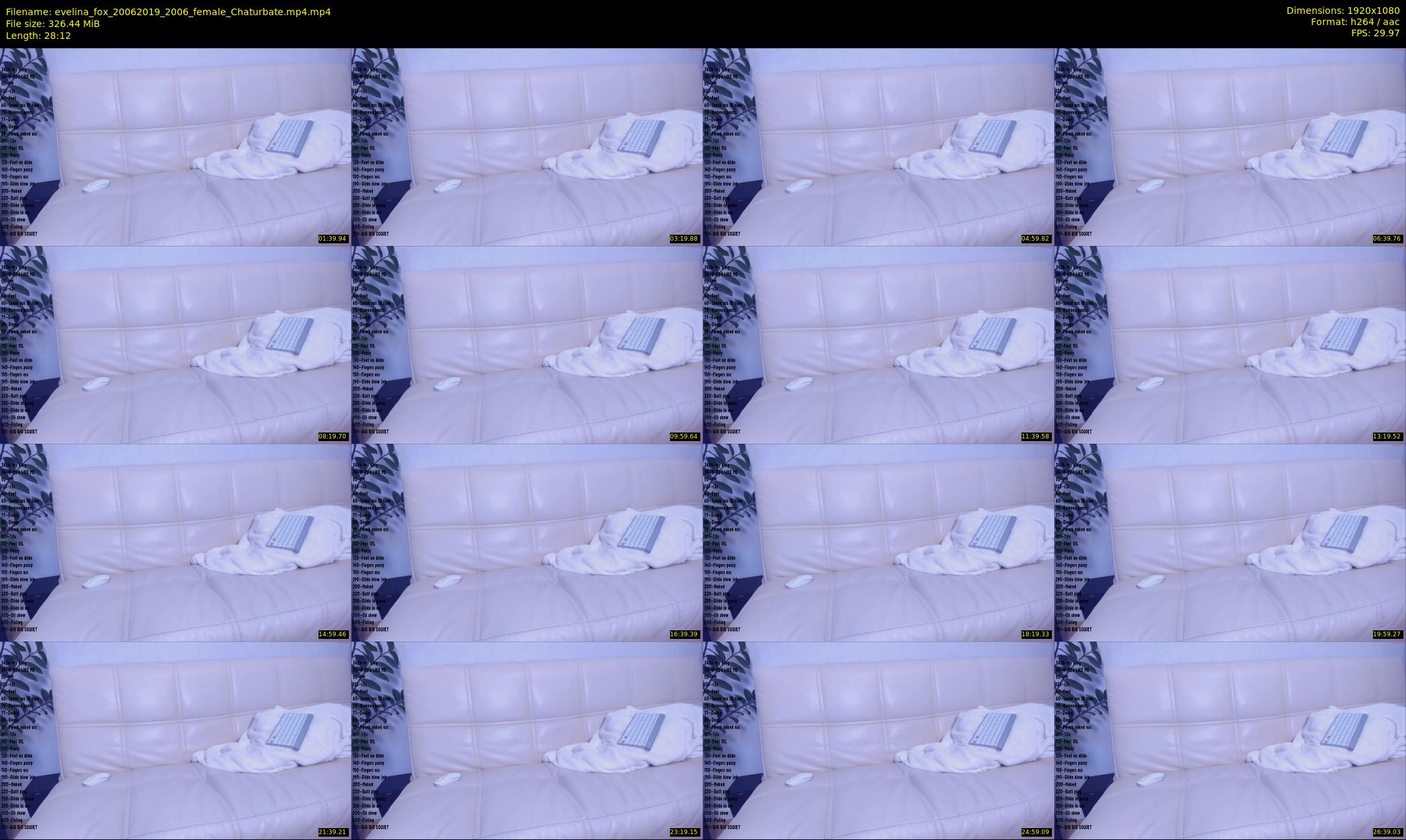 evelina_fox — 29 minute Chaturbate female cam show recording, 1080p, Jun 20, 2019