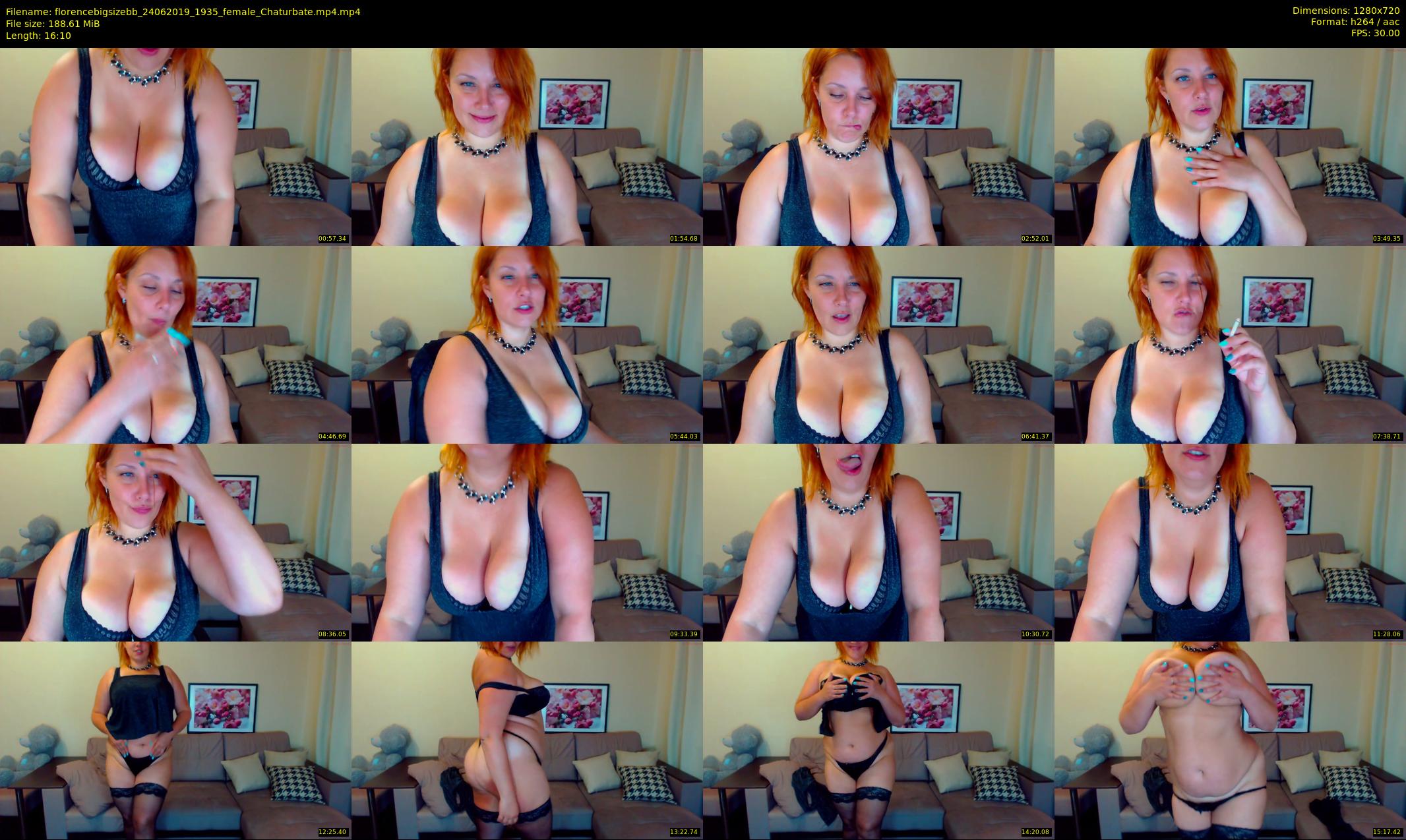 florencebigsizebb — 17 minute Chaturbate female cam show recording, 720p, Jun 24, 2019