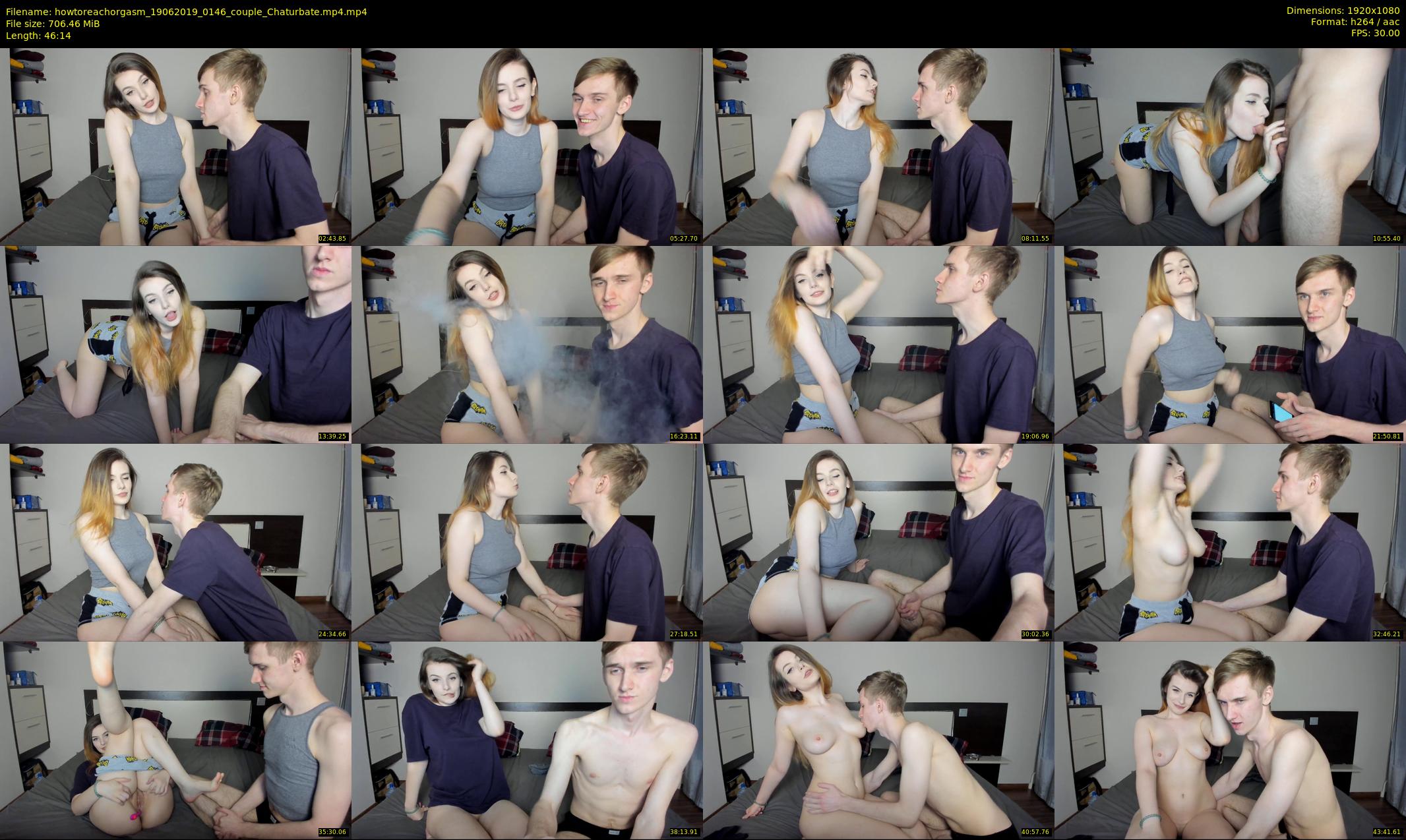 howtoreachorgasm — 47 minute Chaturbate couple cam show recording, 1080p, Jun 19, 2019