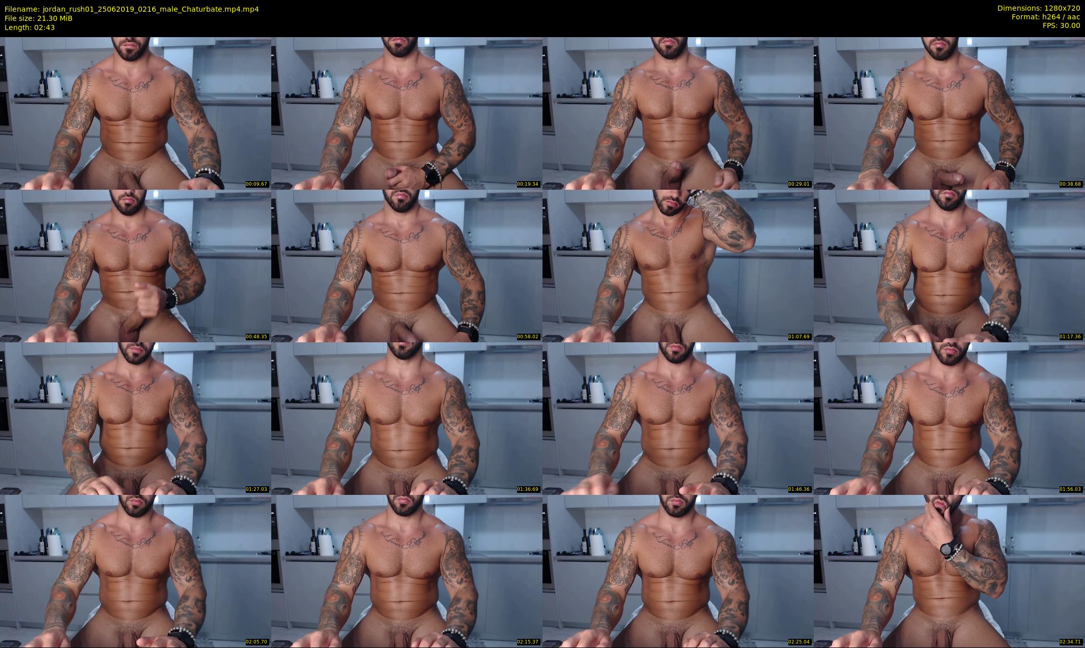 jordan_rush01 — 3 minute Chaturbate male cam show recording, 720p, Jun 25, 2019