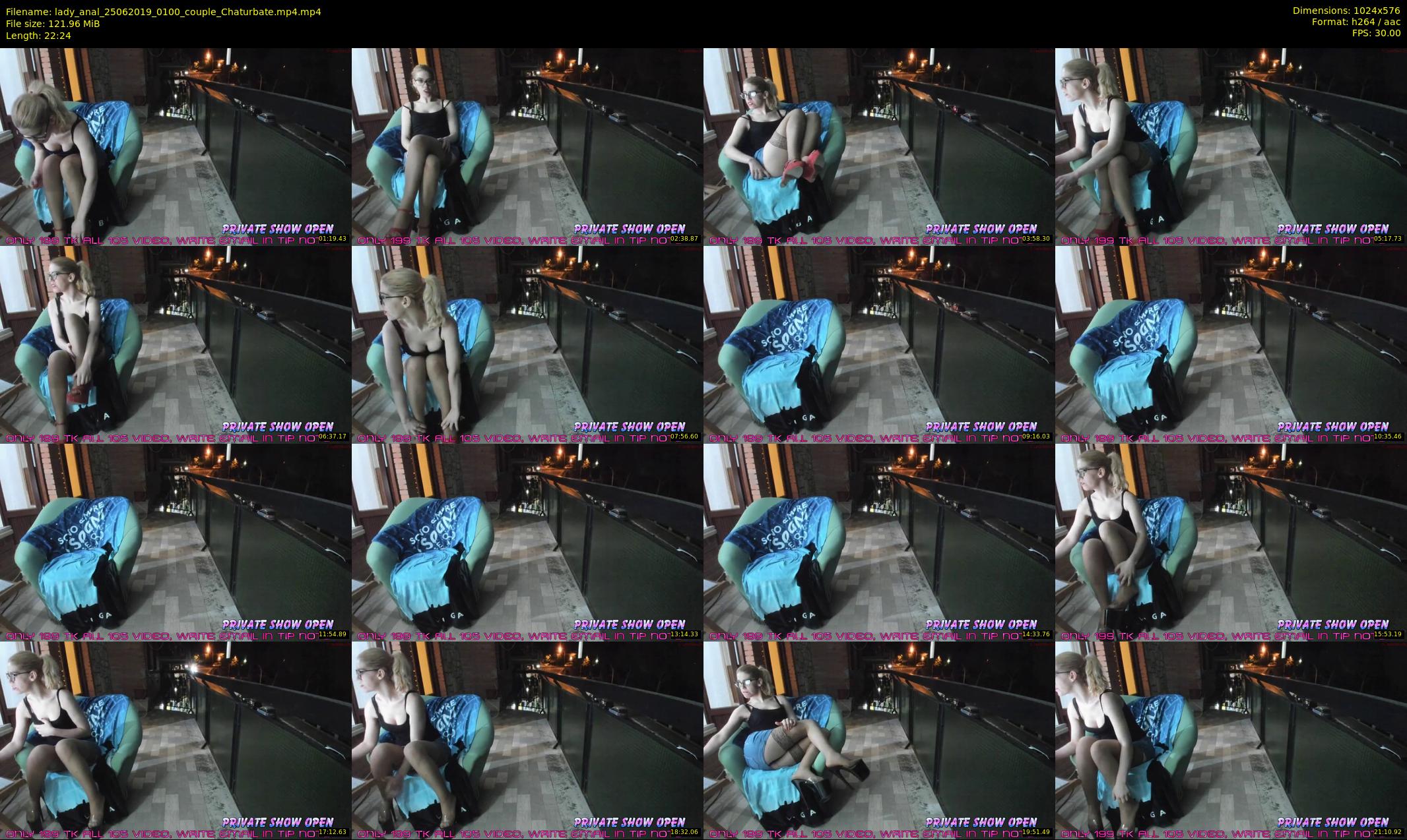 lady_anal — 23 minute Chaturbate female cam show recording, 480p, Jun 25, 2019