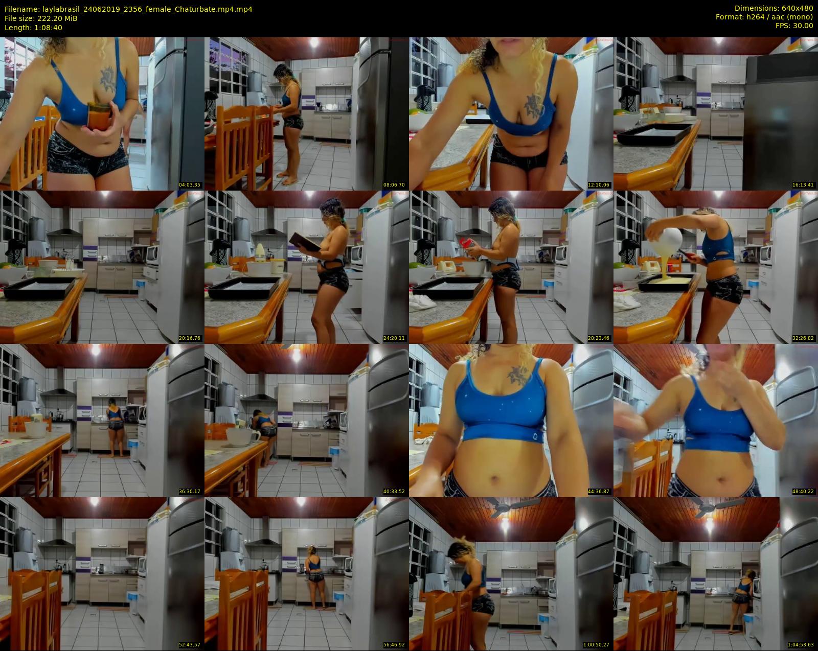 laylabrasil — 69 minute Chaturbate female cam show recording, 480p, Jun 24, 2019