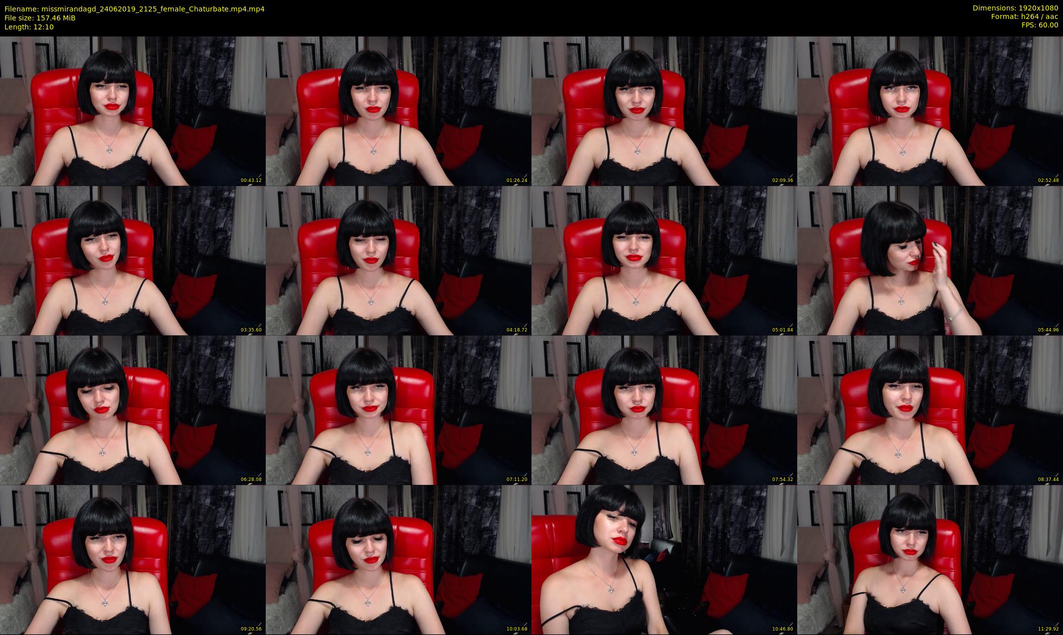 missmirandagd — 13 minute Chaturbate female cam show recording, 1080p, Jun 24, 2019