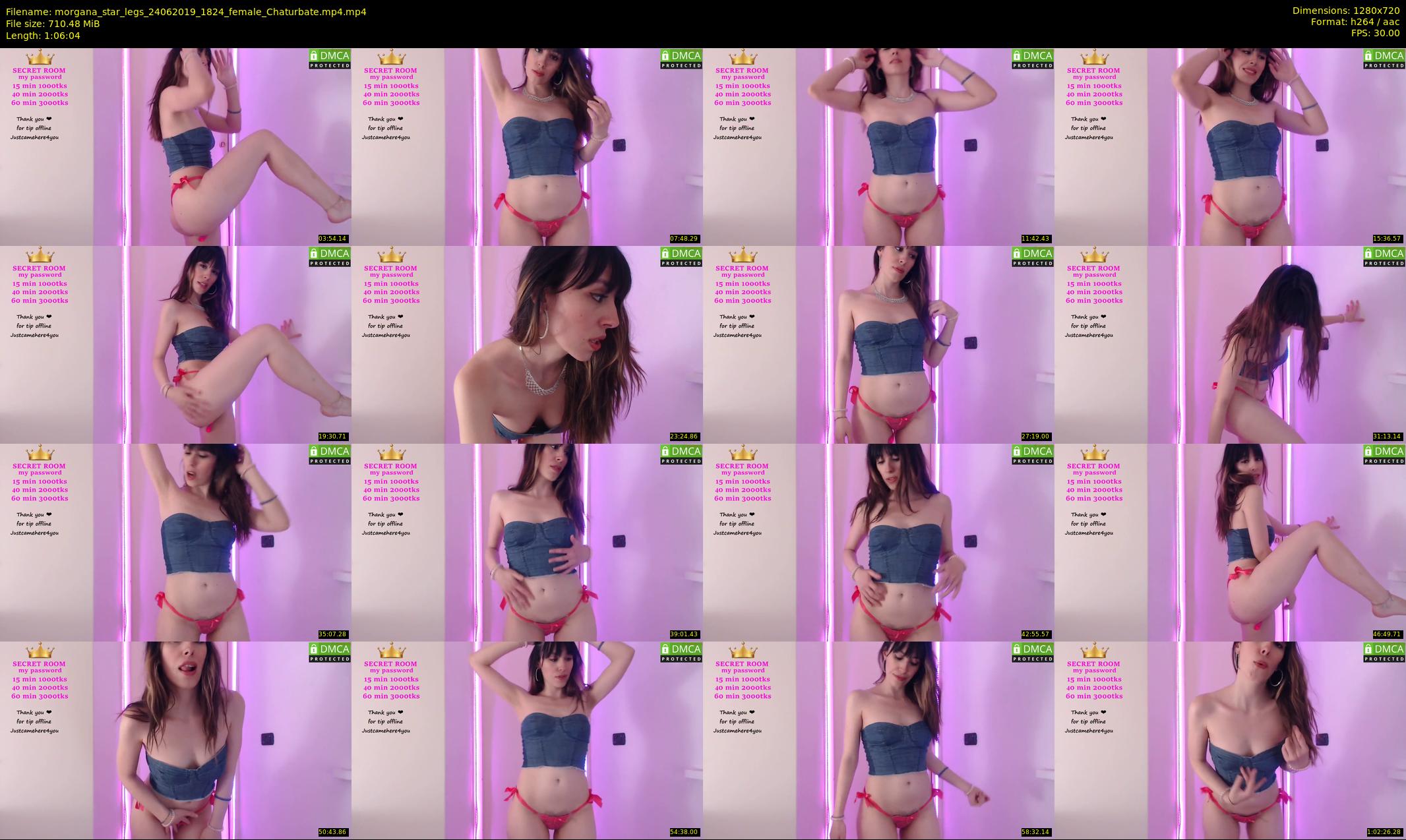 morgana_star_legs — 67 minute Chaturbate female cam show recording, 720p, Jun 24, 2019