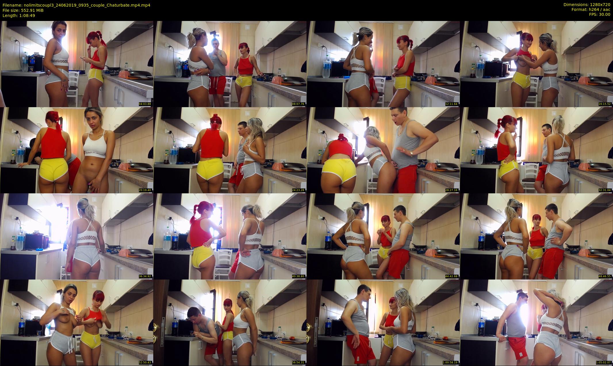 nolimitscoupl3 — 69 minute Chaturbate couple cam show recording, 720p, Jun 24, 2019