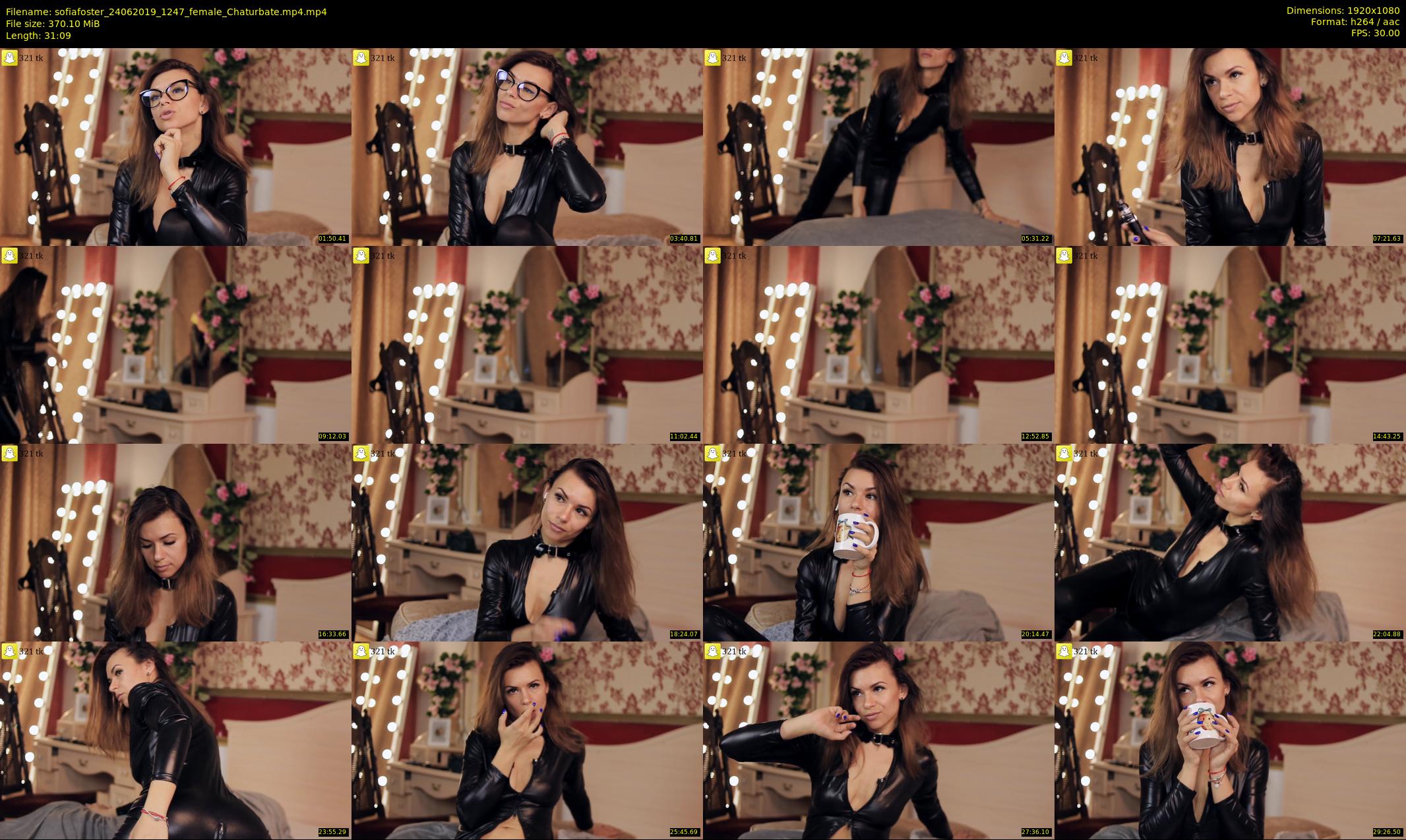 sofiafoster — 32 minute Chaturbate female cam show recording, 1080p, Jun 24, 2019