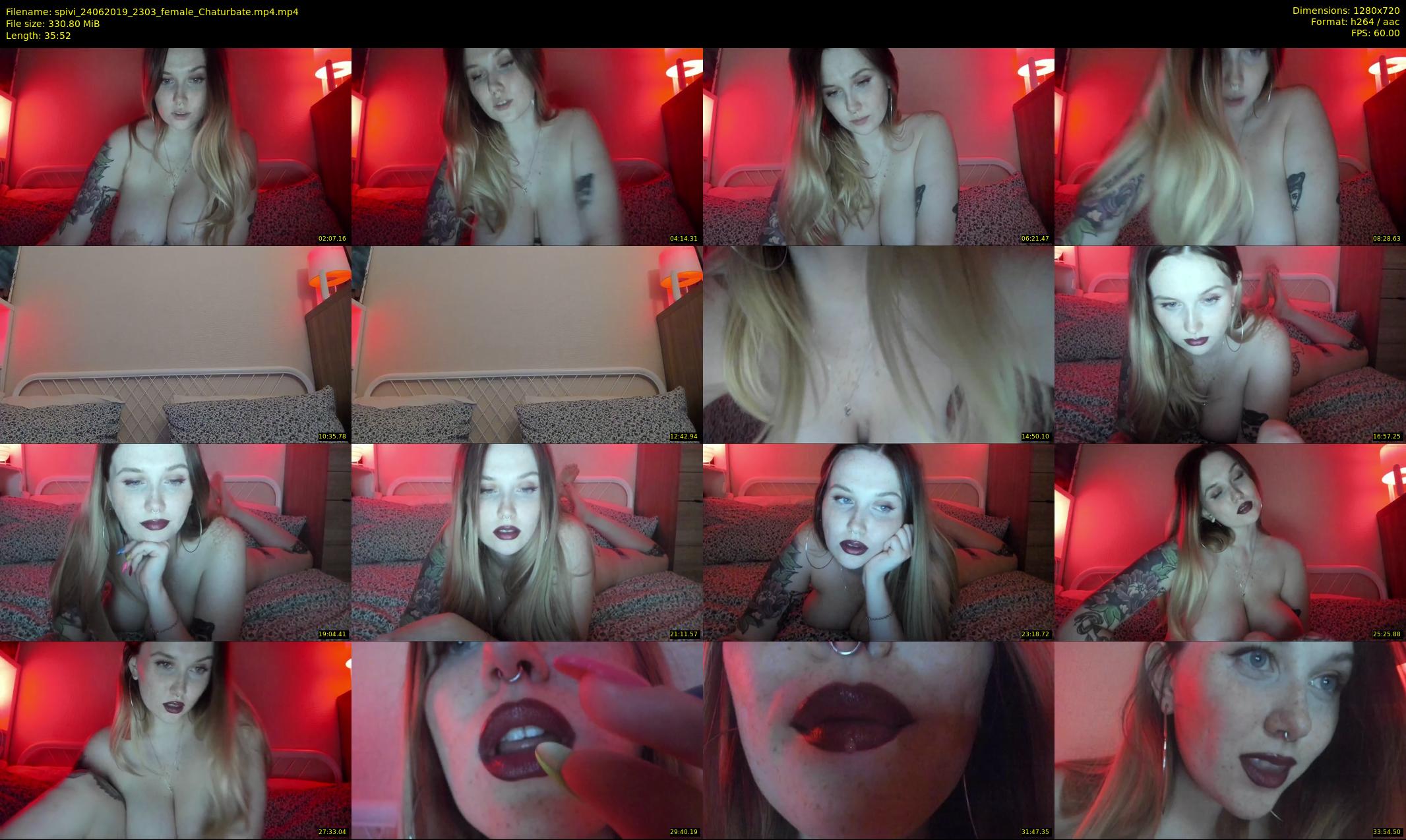 spivi — 36 minute Chaturbate female cam show recording, 720p, Jun 24, 2019