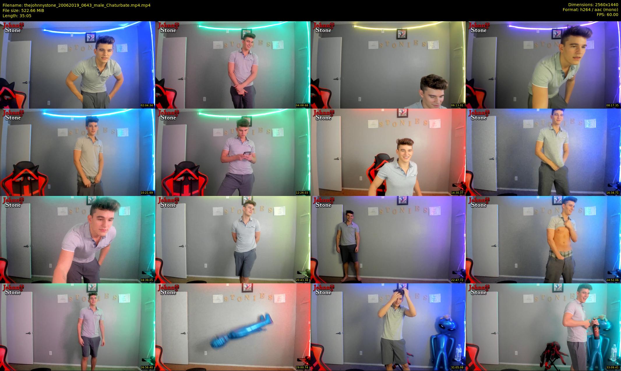 thejohnnystone — 36 minute Chaturbate male cam show recording, 1080p, Jun 20, 2019