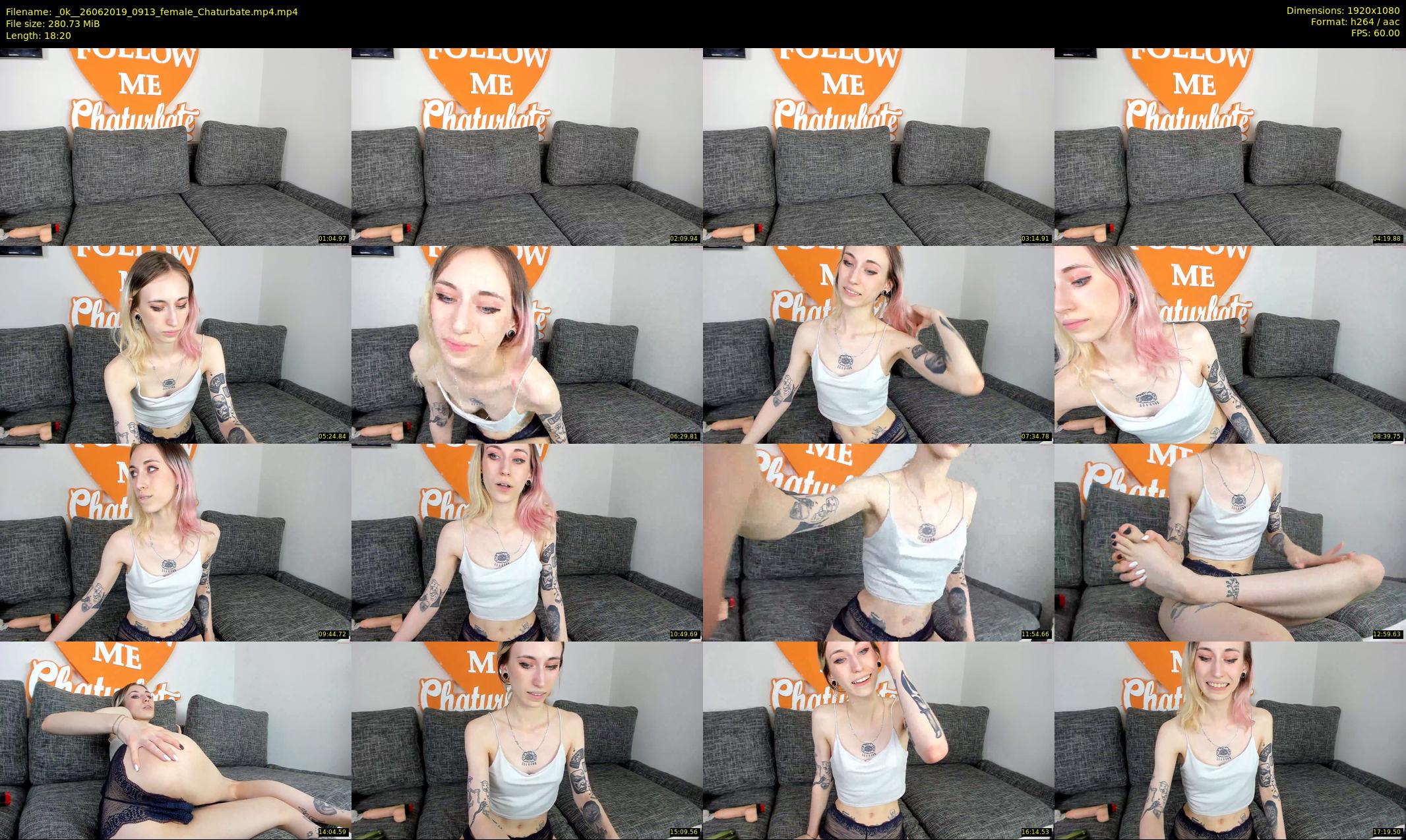 _0k_ — 19 minute Chaturbate female cam show recording, 1080p, Jun 26, 2019