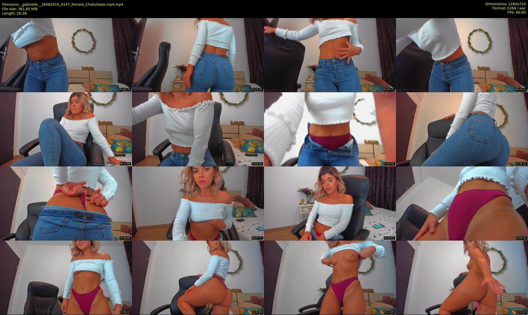 _gabrielle_ — 29 minute Chaturbate female cam show recording, 720p, Jun 26, 2019