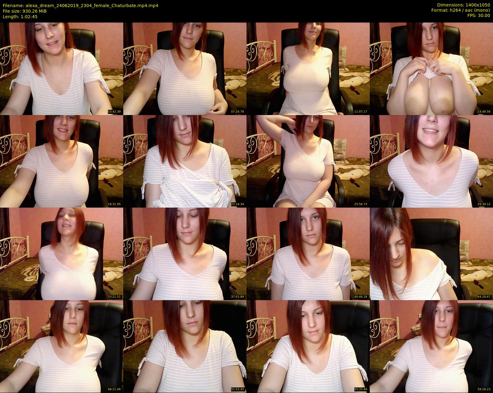 alexa_dream — 63 minute Chaturbate female cam show recording, 720p, Jun 24, 2019