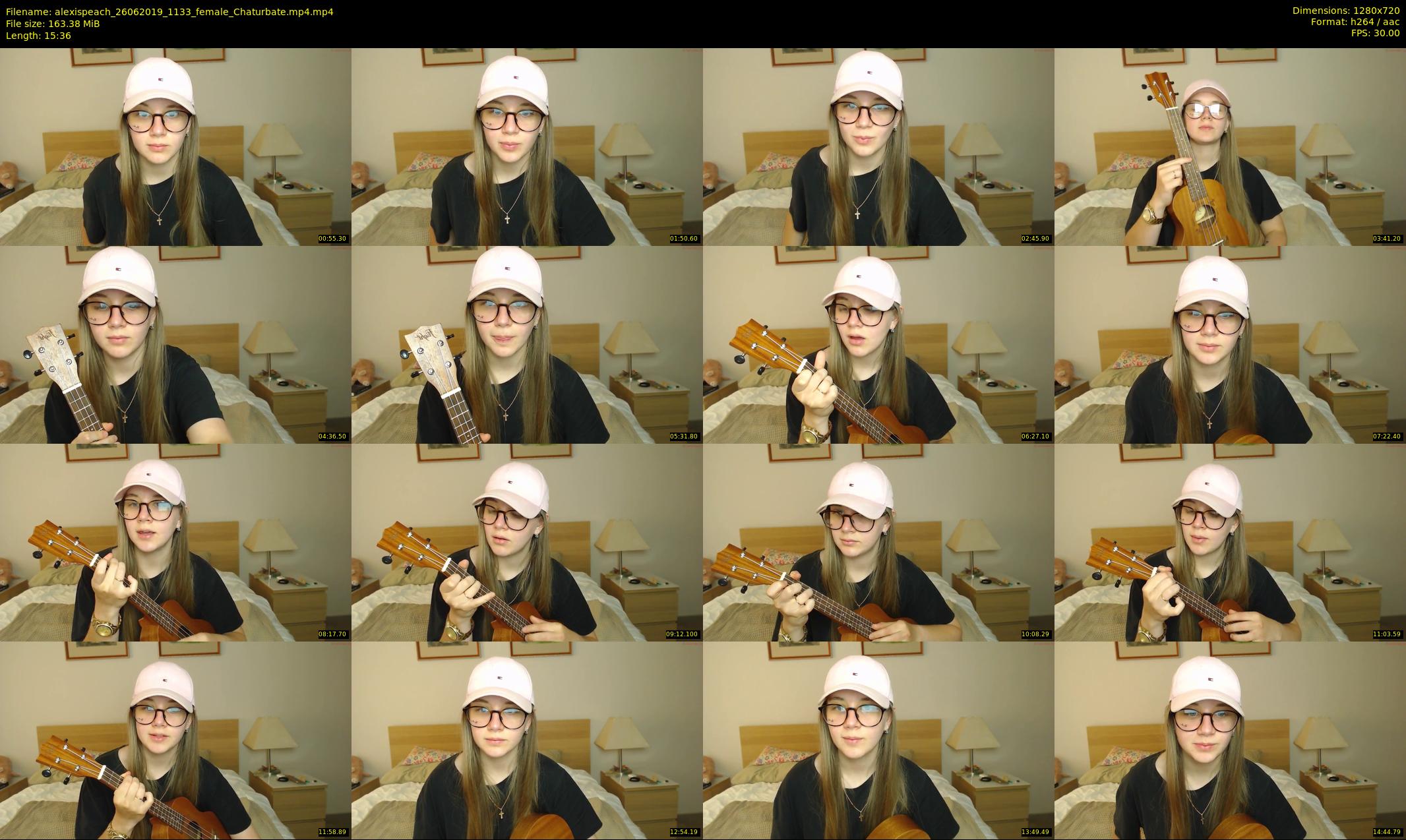 alexispeach — 16 minute Chaturbate female cam show recording, 720p, Jun 26, 2019