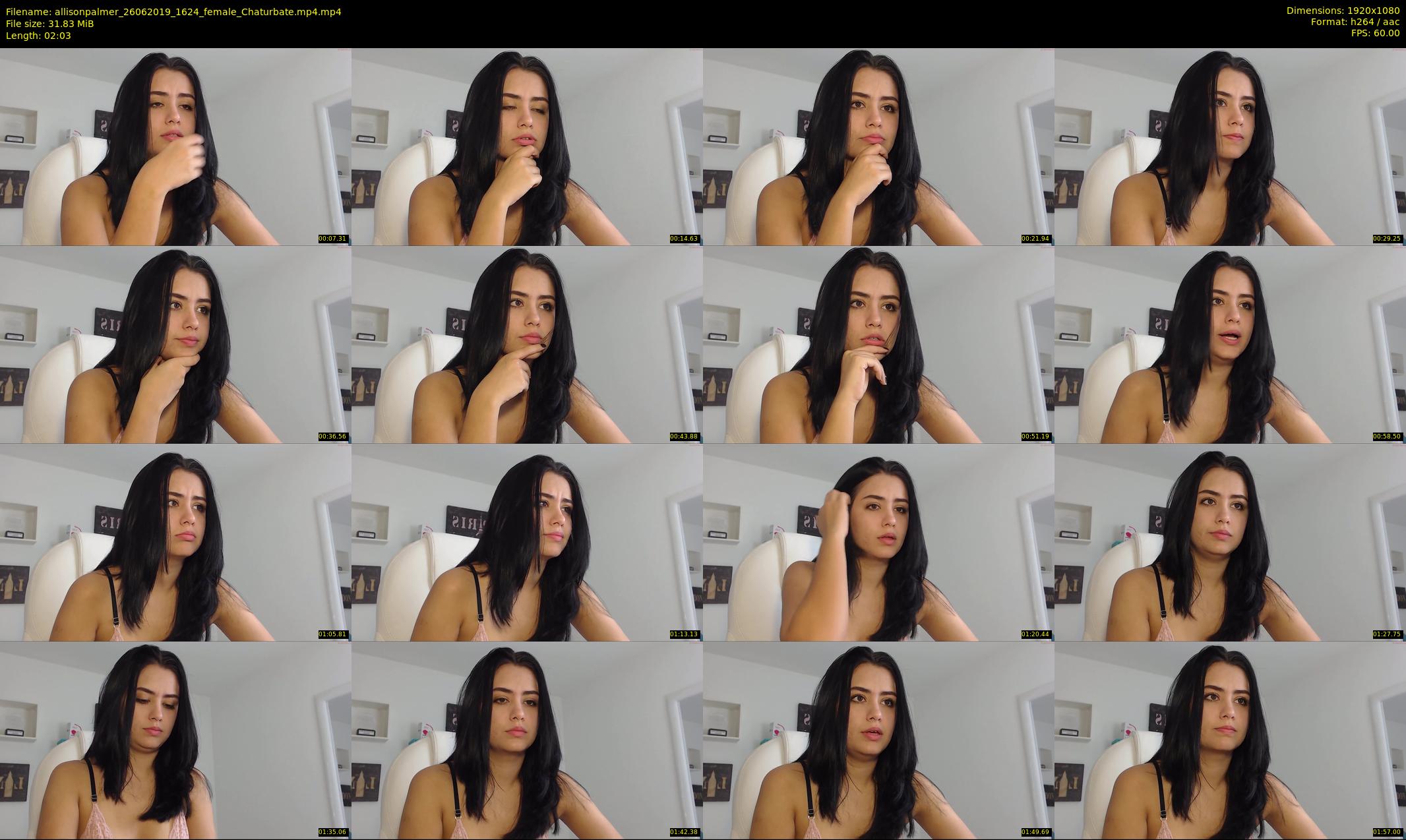 allisonpalmer — 3 minute Chaturbate female cam show recording, 1080p, Jun 26, 2019