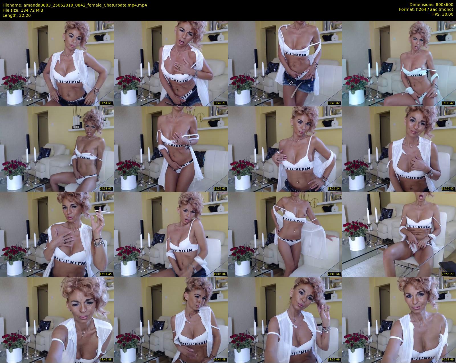 amanda0803 — 33 minute Chaturbate female cam show recording, 480p, Jun 25, 2019