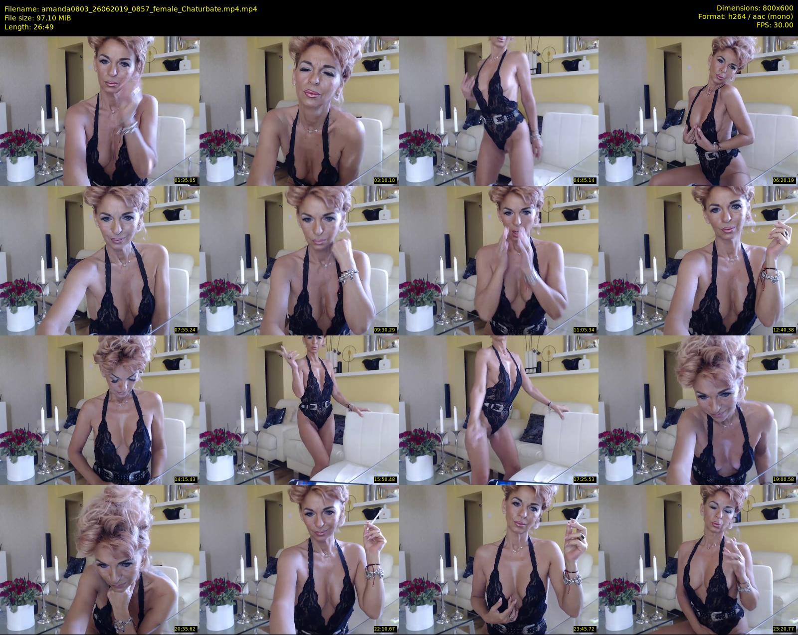 amanda0803 — 27 minute Chaturbate female cam show recording, 480p, Jun 26, 2019