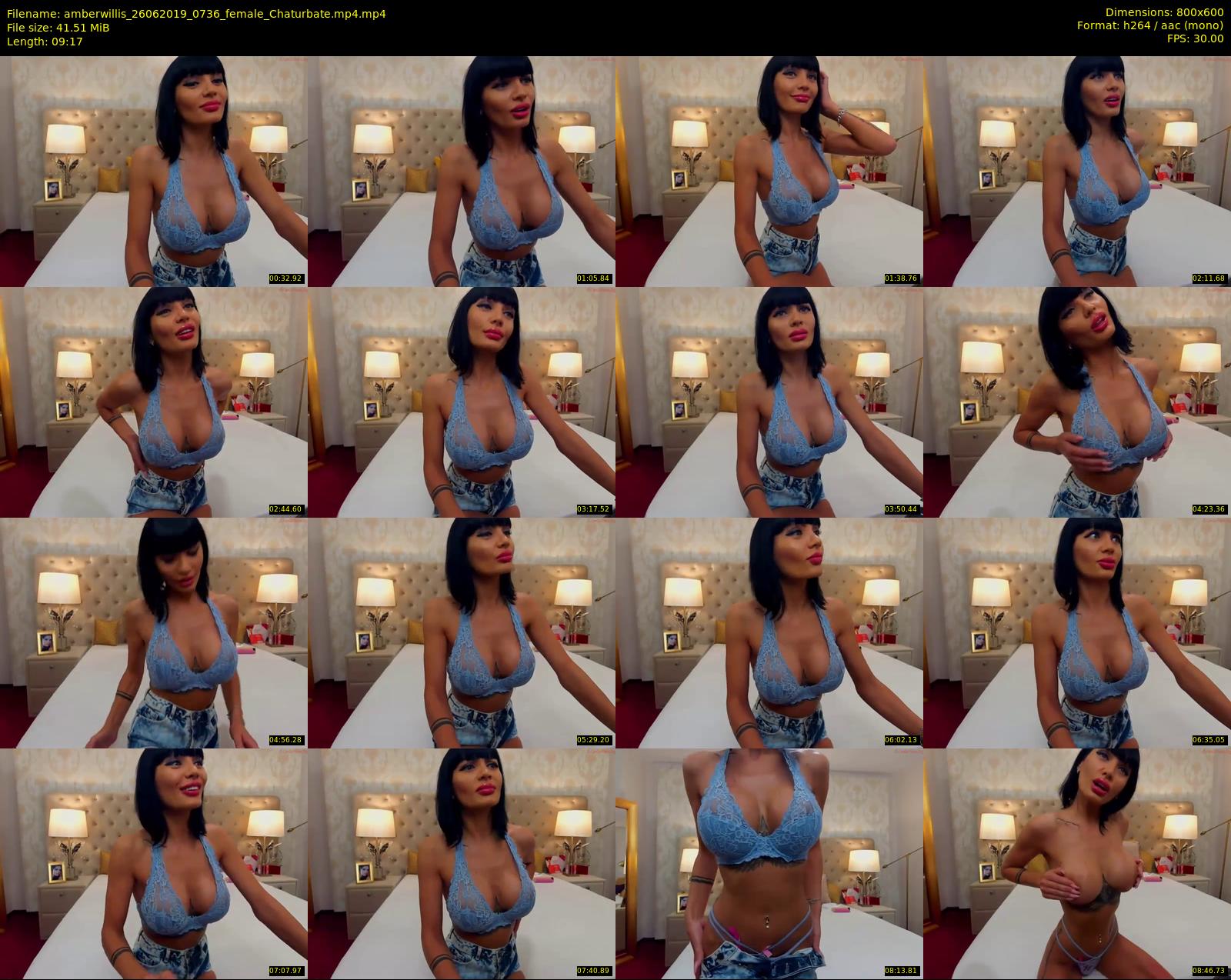 amberwillis — 10 minute Chaturbate female cam show recording, 480p, Jun 26, 2019