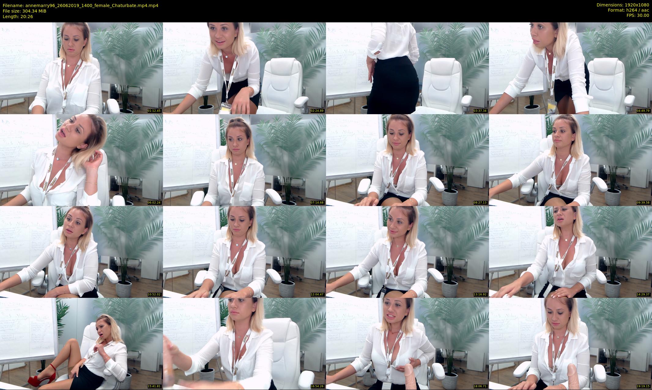 annemarry96 — 21 minute Chaturbate female cam show recording, 1080p, Jun 26, 2019