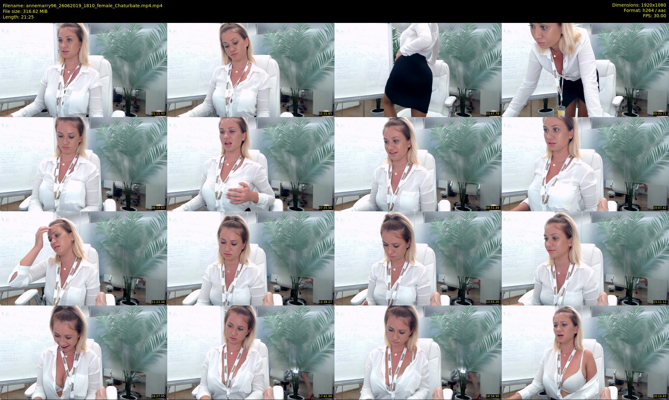 annemarry96 — 22 minute Chaturbate female cam show recording, 1080p, Jun 26, 2019