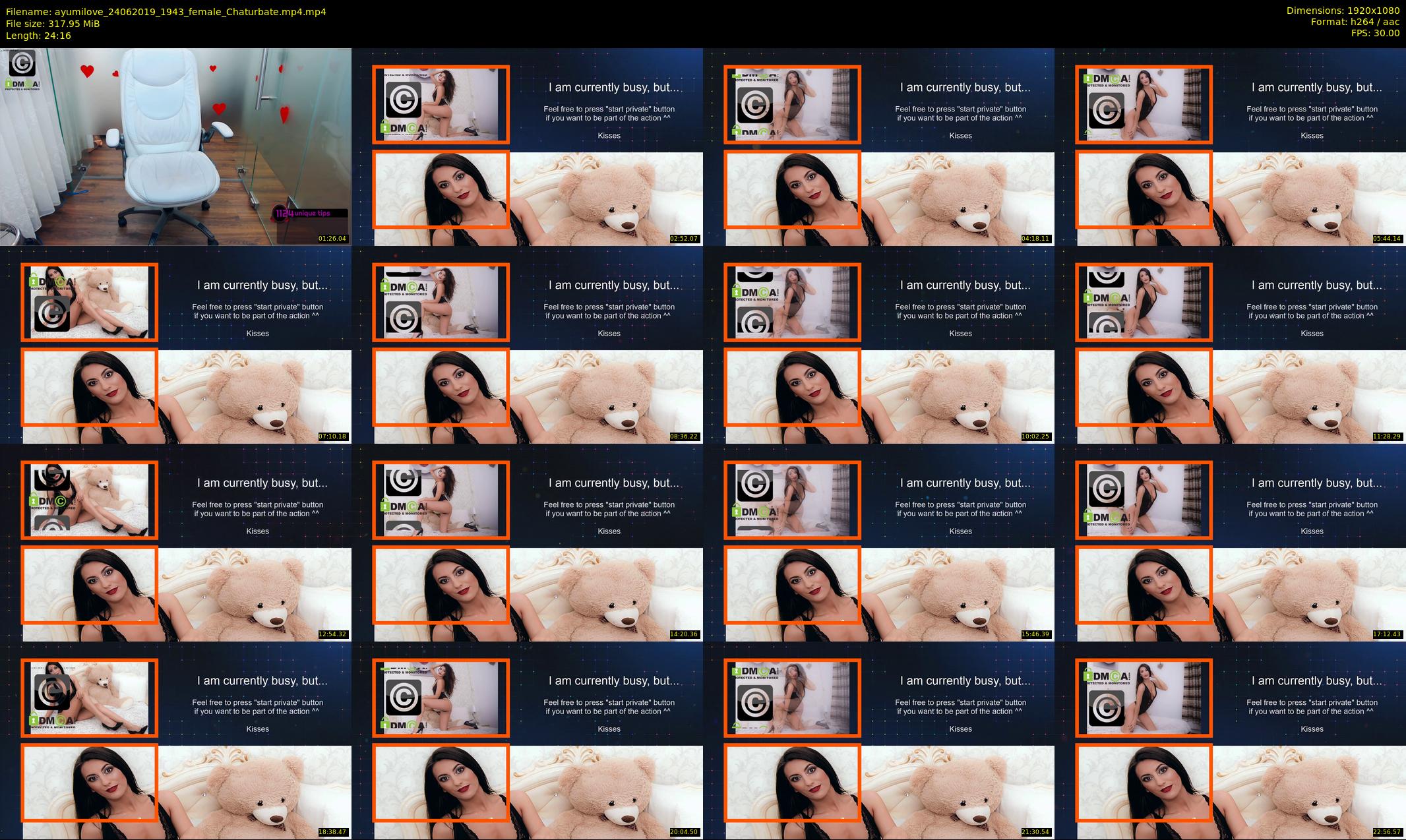 ayumilove — 25 minute Chaturbate female cam show recording, 1080p, Jun 24, 2019