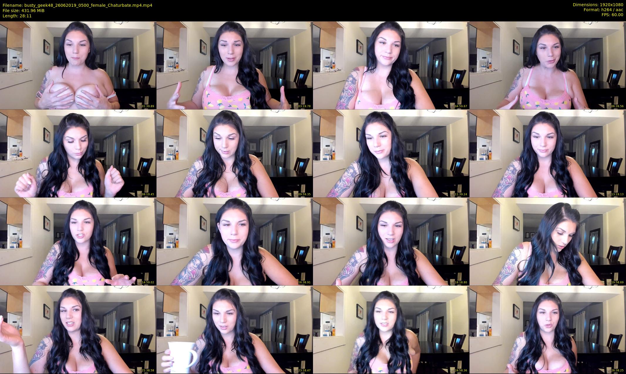 busty_geek48 — 29 minute Chaturbate female cam show recording, 1080p, Jun 26, 2019