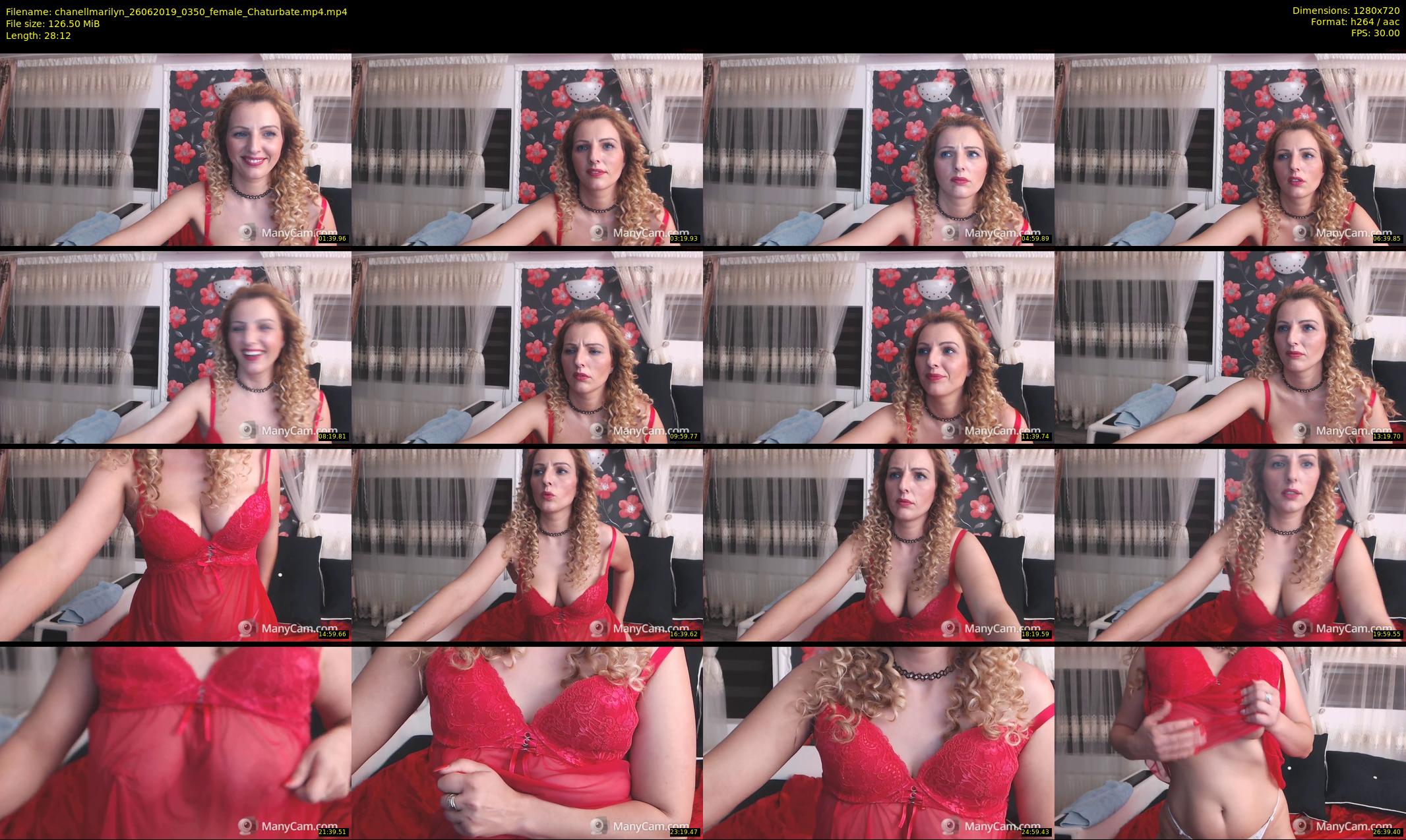 chanellmarilyn — 29 minute Chaturbate female cam show recording, 720p, Jun 26, 2019