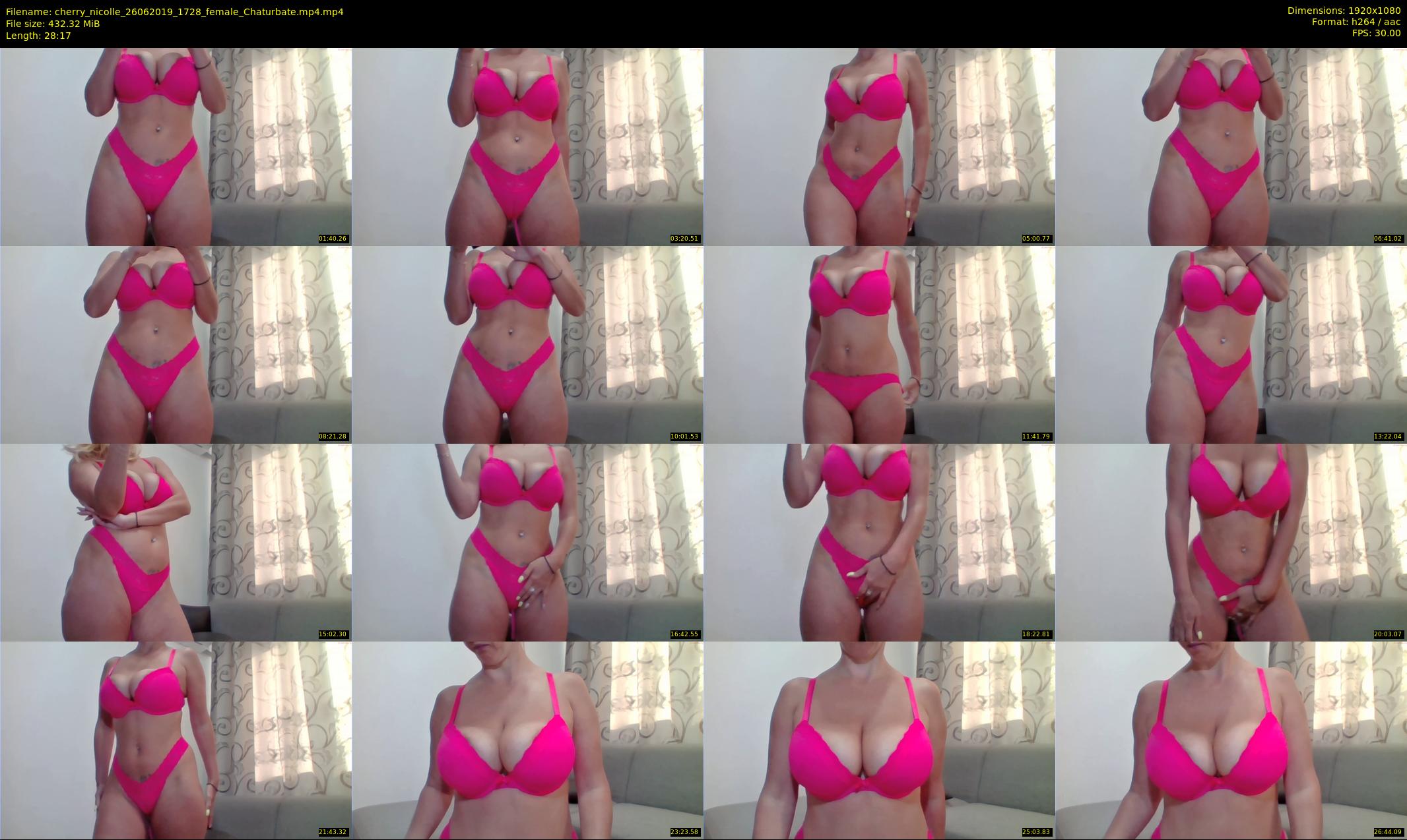 cherry_nicolle — 29 minute Chaturbate female cam show recording, 1080p, Jun 26, 2019
