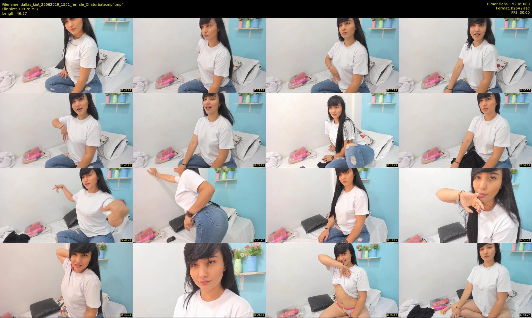 dallas_kiut — 47 minute Chaturbate female cam show recording, 1080p, Jun 26, 2019