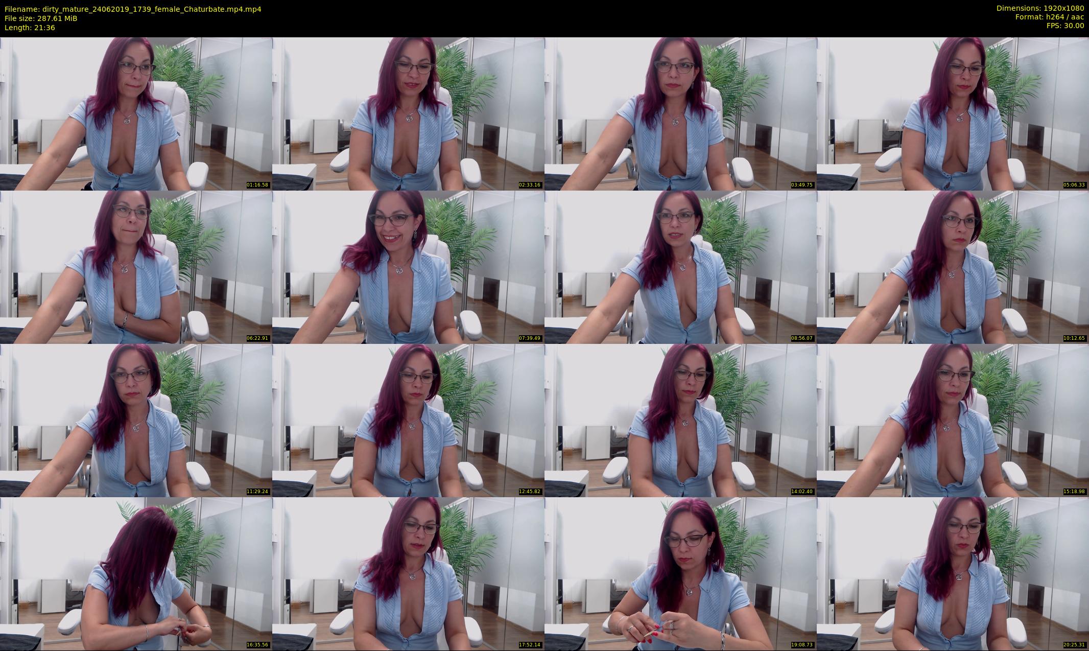 dirty_mature — 22 minute Chaturbate female cam show recording, 1080p, Jun 24, 2019