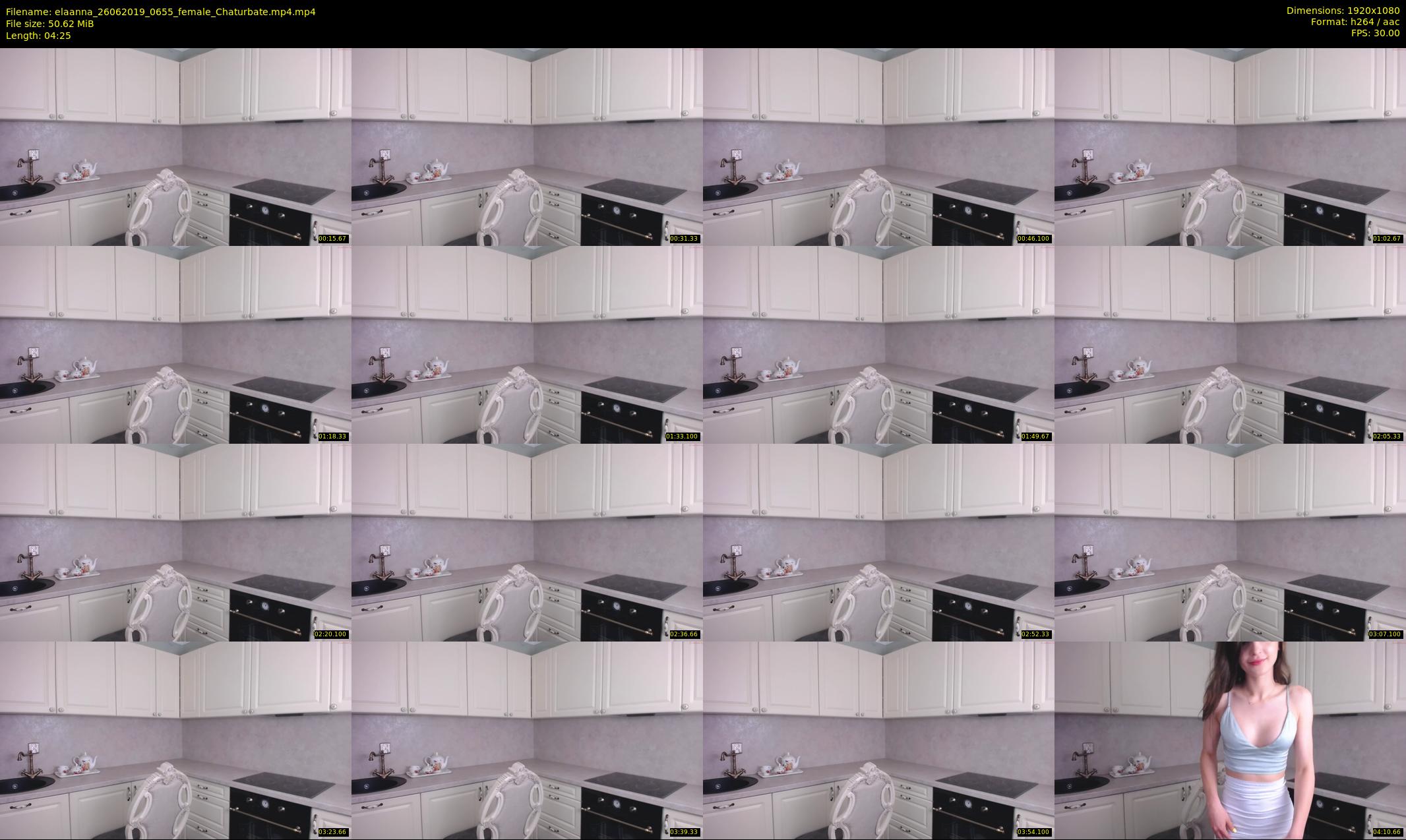 elaanna — 5 minute Chaturbate female cam show recording, 1080p, Jun 26, 2019
