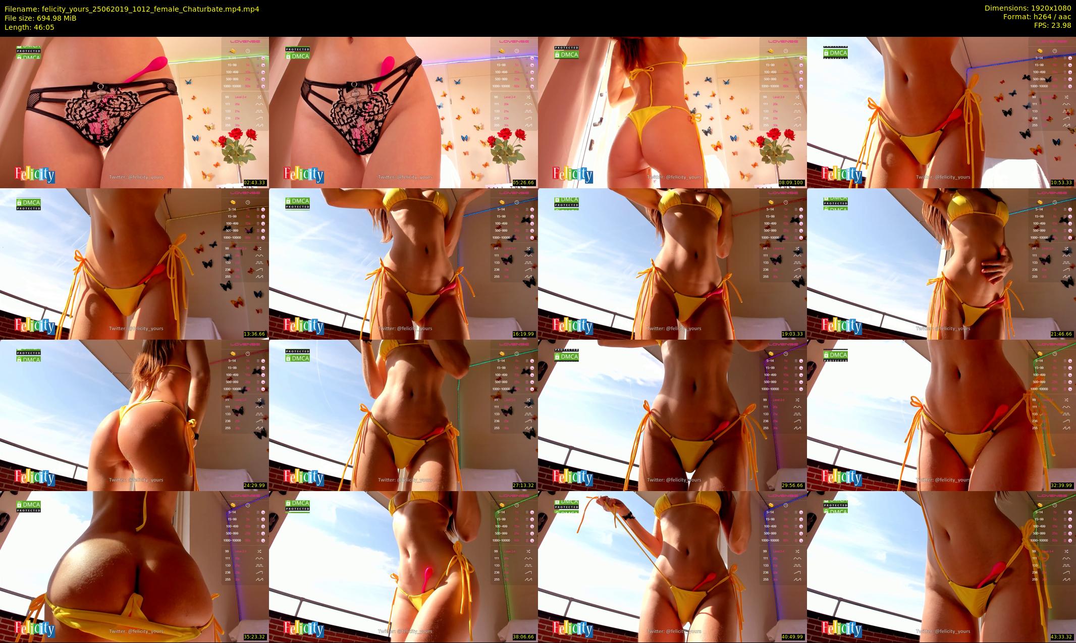felicity_yours — 47 minute Chaturbate female cam show recording, 1080p, Jun 25, 2019