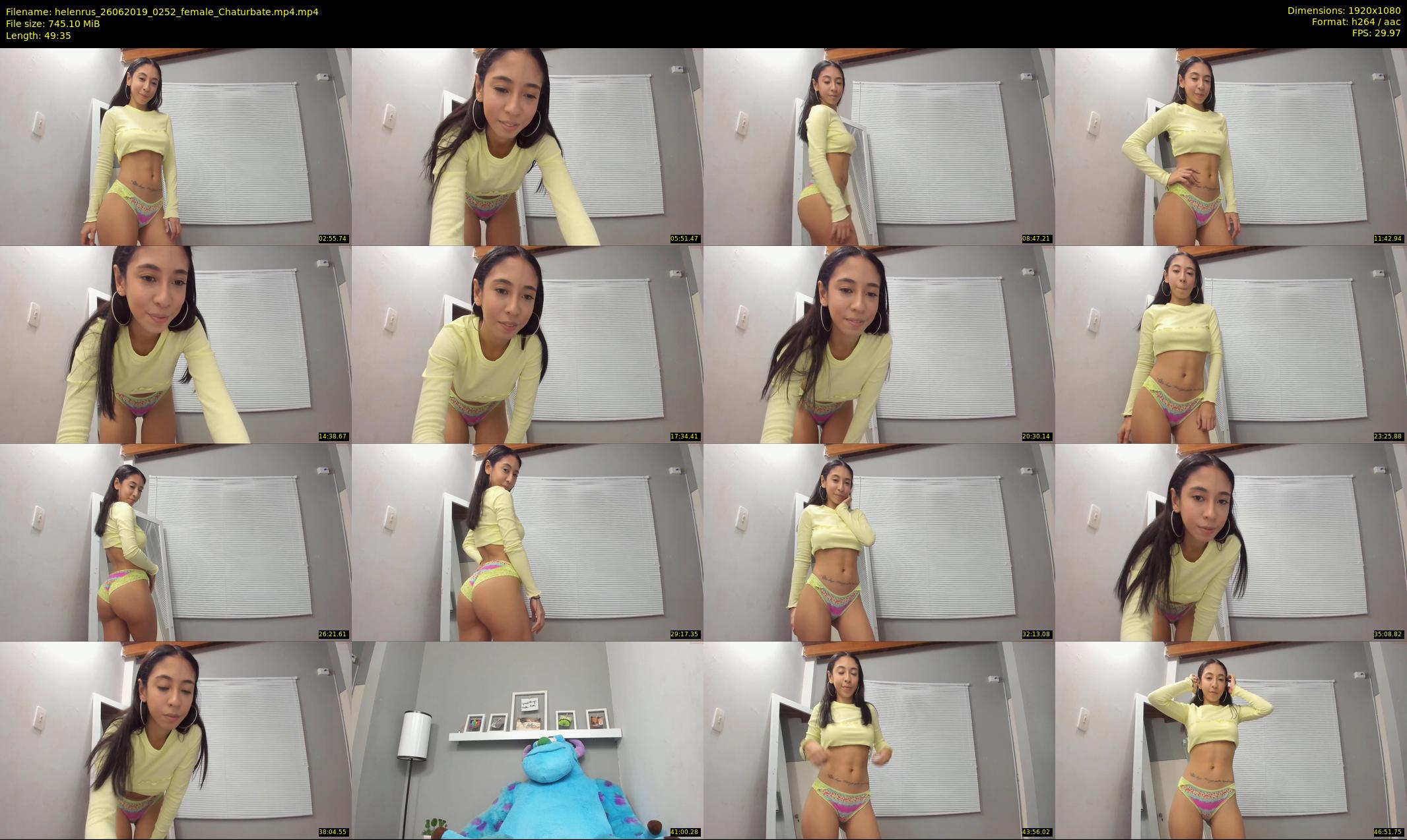 helenrus — 50 minute Chaturbate female cam show recording, 1080p, Jun 26, 2019
