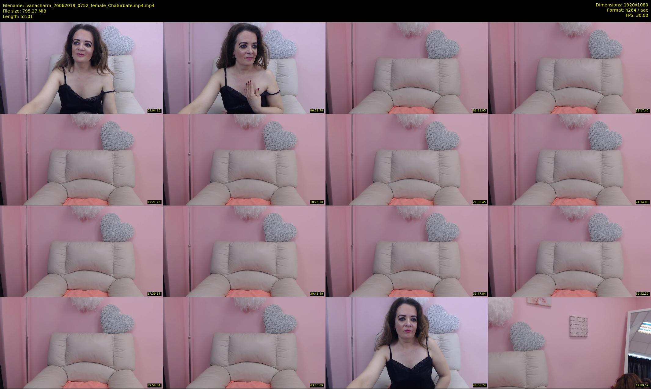 ivanacharm — 53 minute Chaturbate female cam show recording, 1080p, Jun 26, 2019