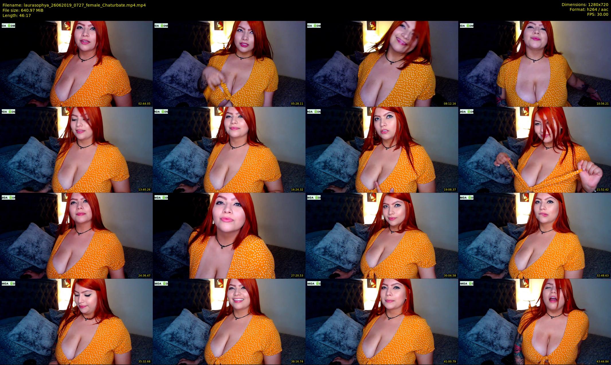 laurasophya — 47 minute Chaturbate female cam show recording, 720p, Jun 26, 2019