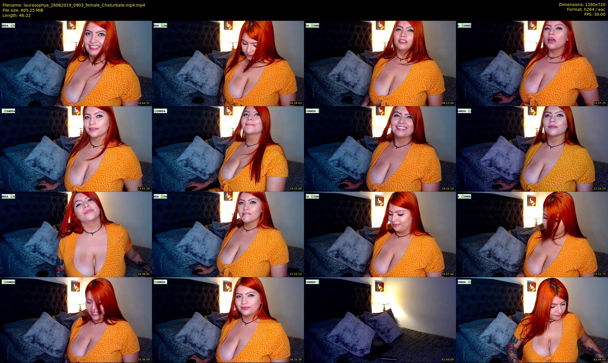laurasophya — 47 minute Chaturbate female cam show recording, 720p, Jun 26, 2019