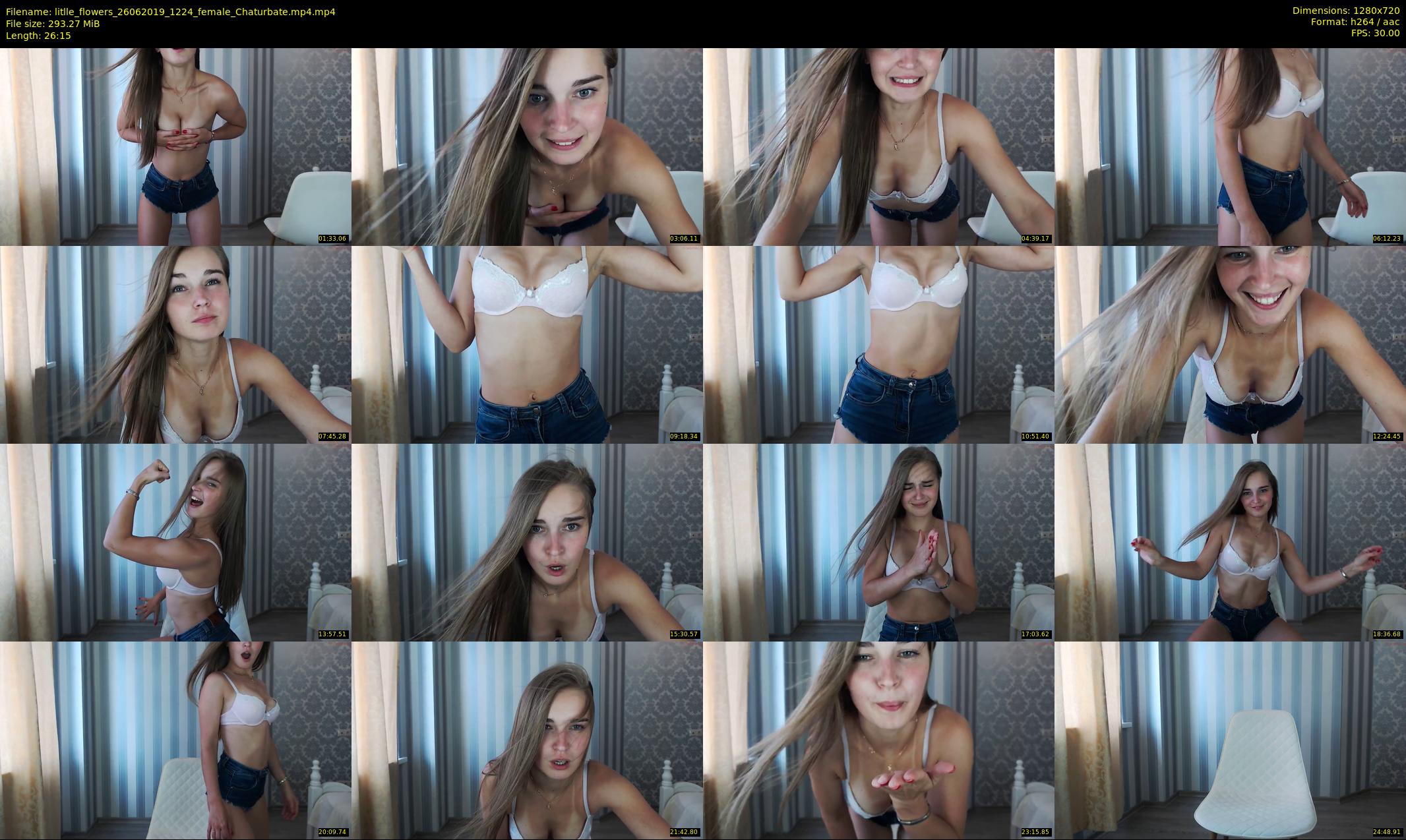 litlle_flowers — 27 minute Chaturbate female cam show recording, 720p, Jun 26, 2019