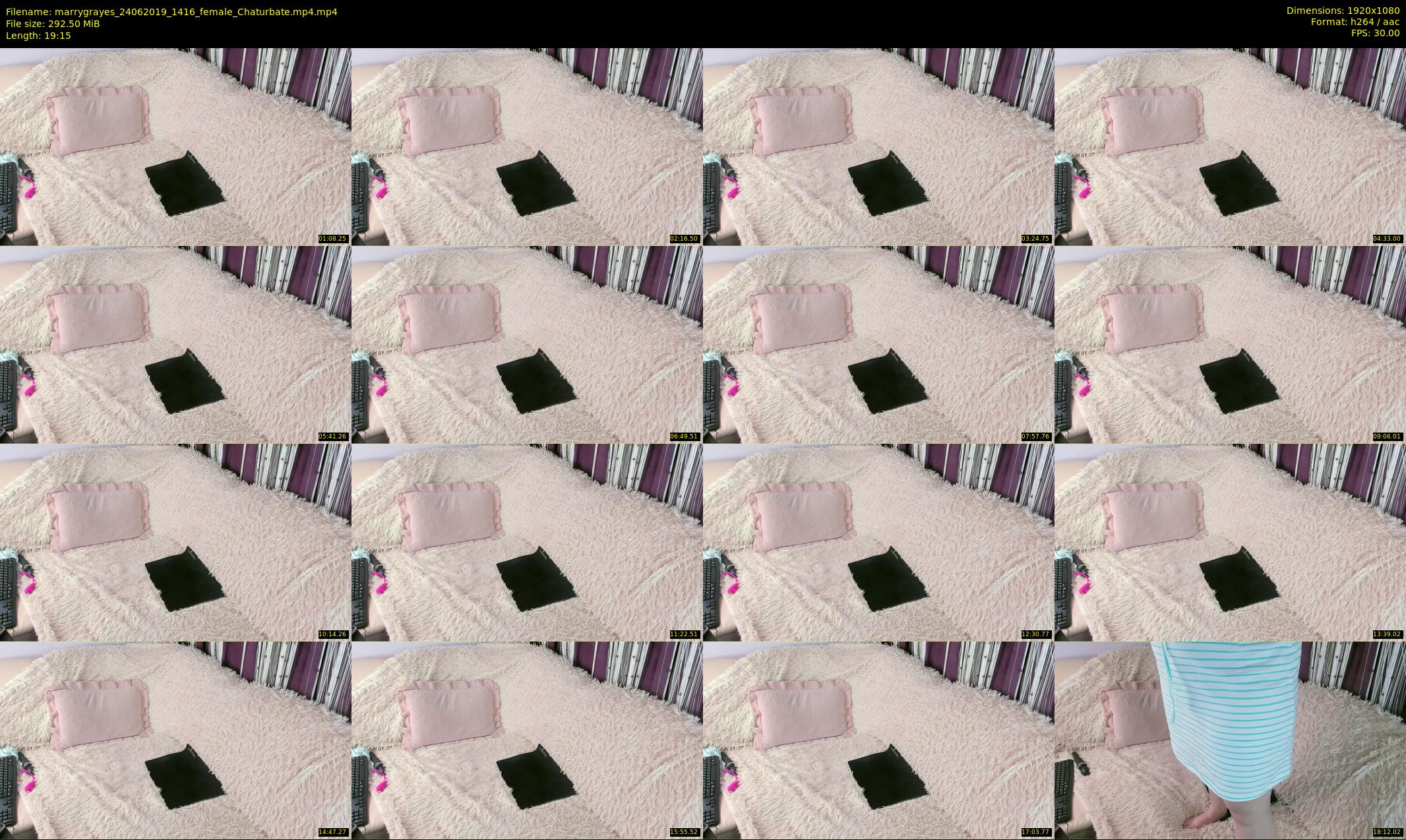marrygrayes — 20 minute Chaturbate female cam show recording, 1080p, Jun 24, 2019