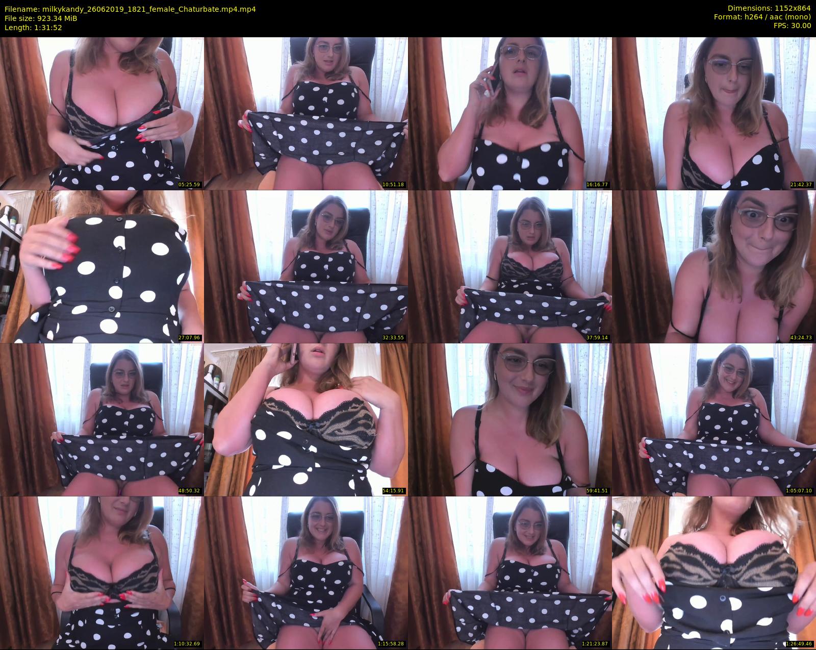 milkykandy — 92 minute Chaturbate female cam show recording, 720p, Jun 26, 2019