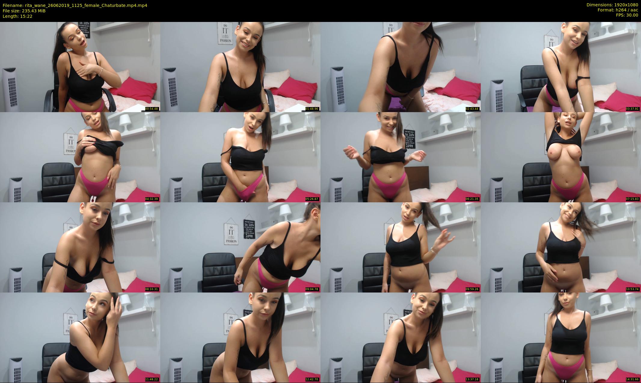 rita_wane — 16 minute Chaturbate female cam show recording, 1080p, Jun 26, 2019